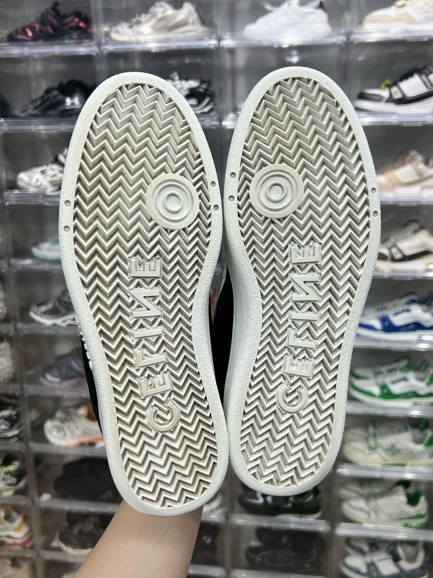 Celine celine mid-top sneakers black and white Size US 10 / EU 43 - 7 Thumbnail