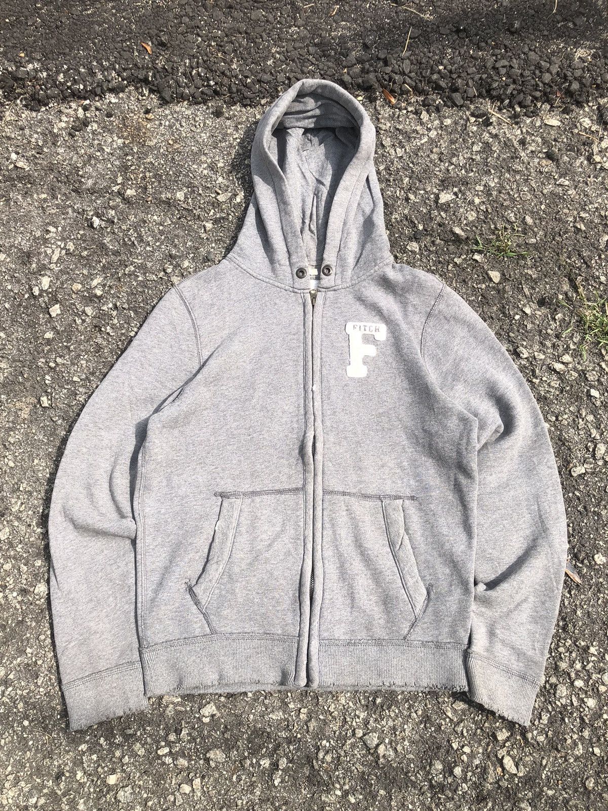 Vintage Vintage Abercrombie & Fitch F Logo Hoodies Size US M / EU 48-50 / 2 - 1 Thumbnail