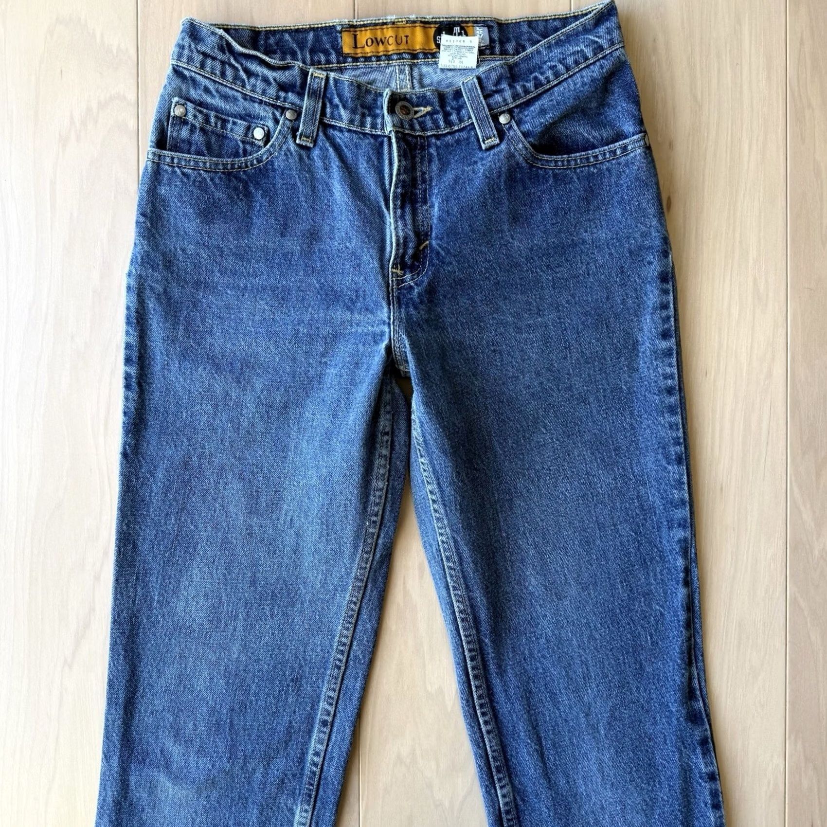 Levi's VINTAGE Levi's Silvertab Jeans 28 Blue Medium Wash 90s Lowcut Streetwear Skater Size 28" / US 6 / IT 42 - 3 Thumbnail