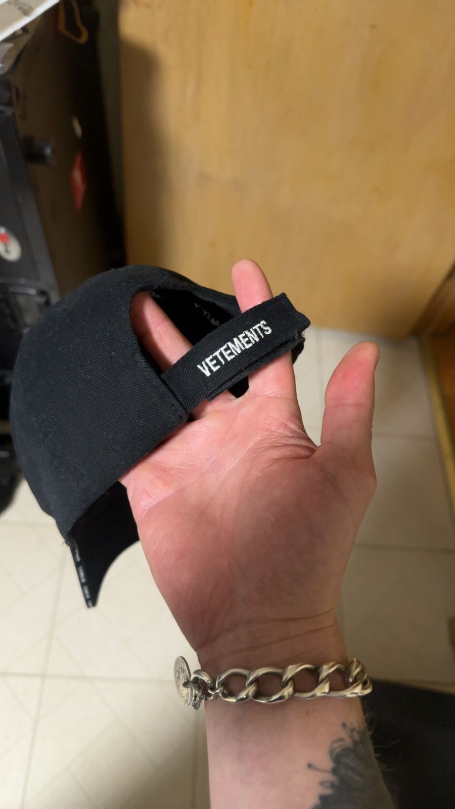 Vetements Vetements black cap Size ONE SIZE - 3 Thumbnail