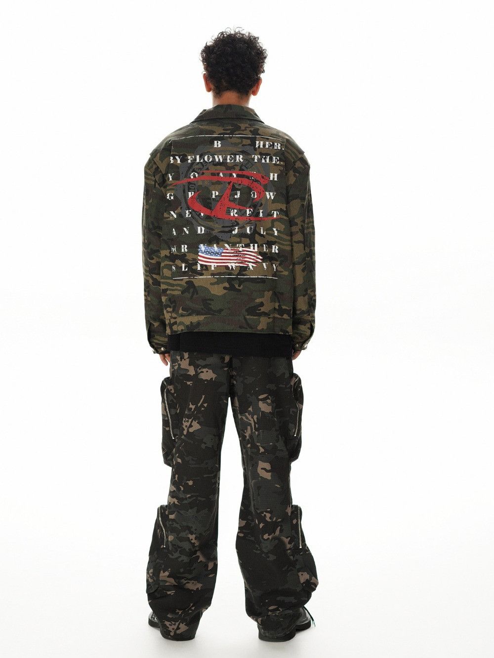 Japanese Brand × Vintage Vintage Detroit Camouflage Design Winter Jacket Size US XL / EU 56 / 4 - 6 Thumbnail