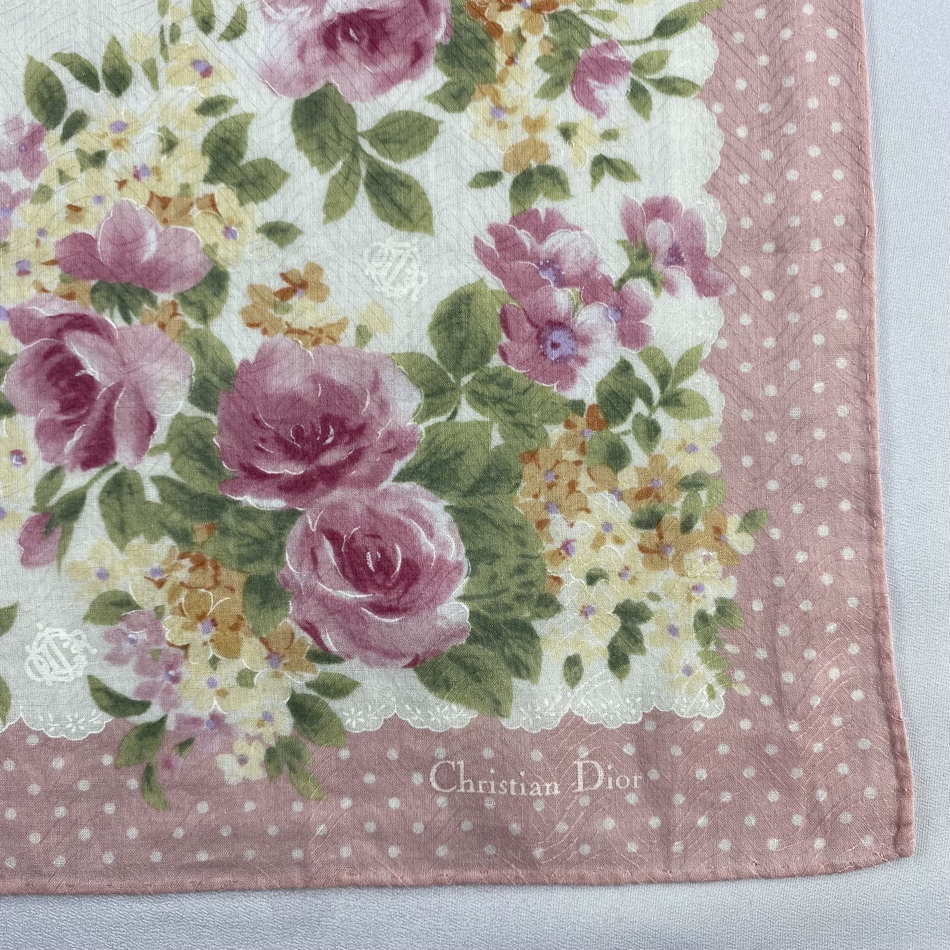 Vintage Christian Dior Monsieur Handkerchief / Neckerchief-P1758 Size ONE SIZE - 3 Thumbnail