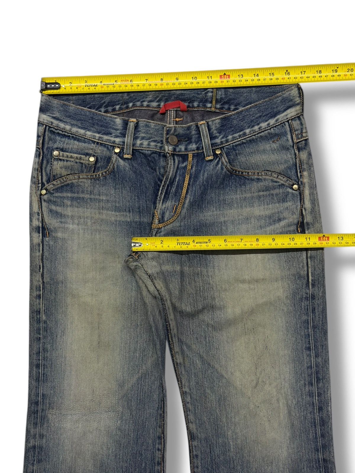 Edwin Vintage Edwin 503s Japan Wide Leg Jeans | Y2K Bell Bottom Size US 31 - 18 Thumbnail