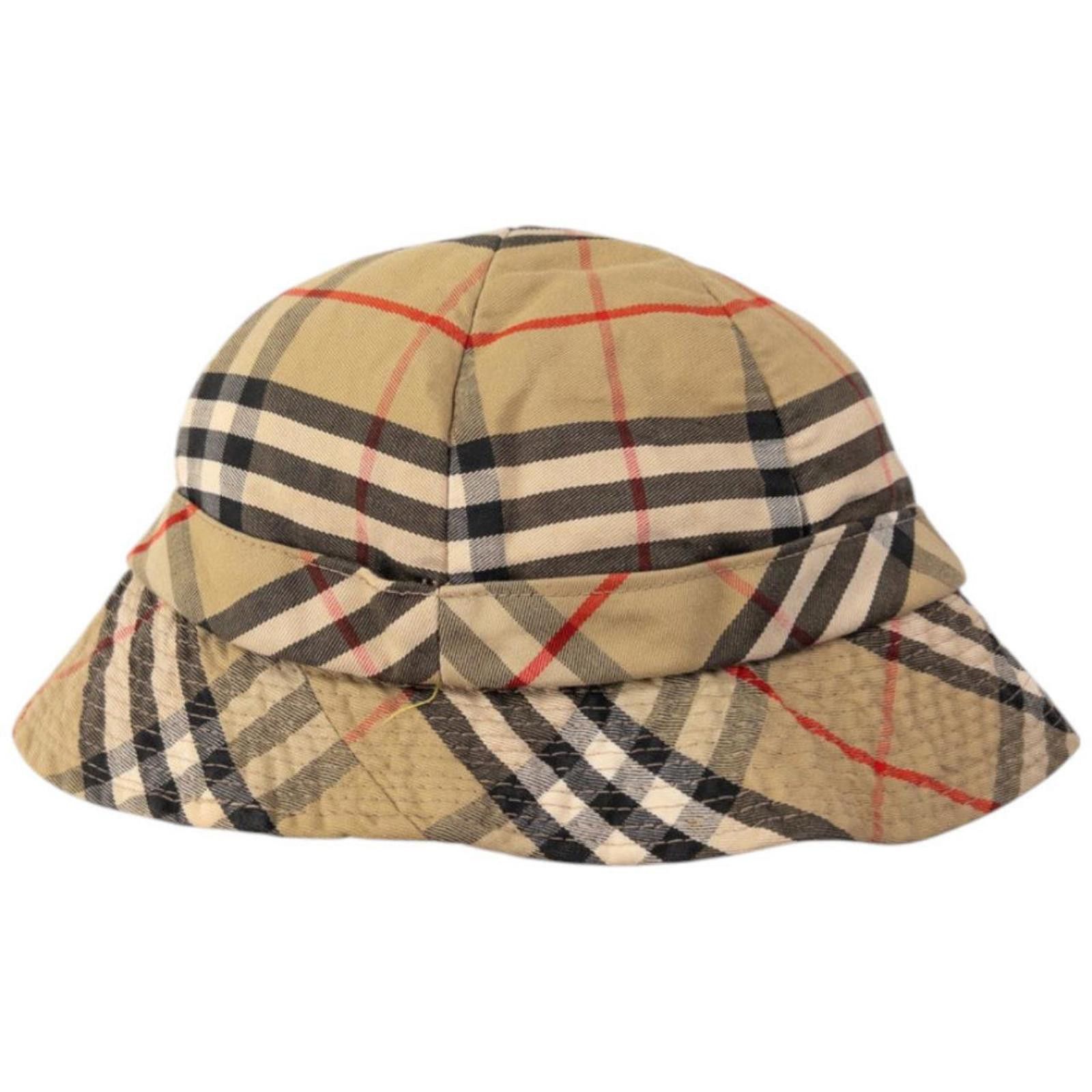 Burberry Vintage Burberry Nova Check Bucket Hat Size L Size ONE SIZE - 2 Thumbnail