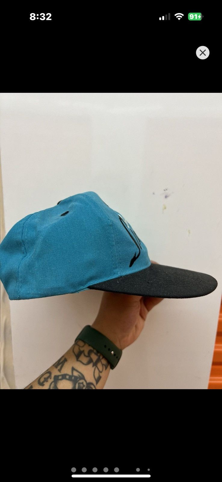 NHL ***FINAL DROP***RARE 90s SAN JOSE SHARKS SCRIPT SNAPBACK O/S Size ONE SIZE - 6 Thumbnail