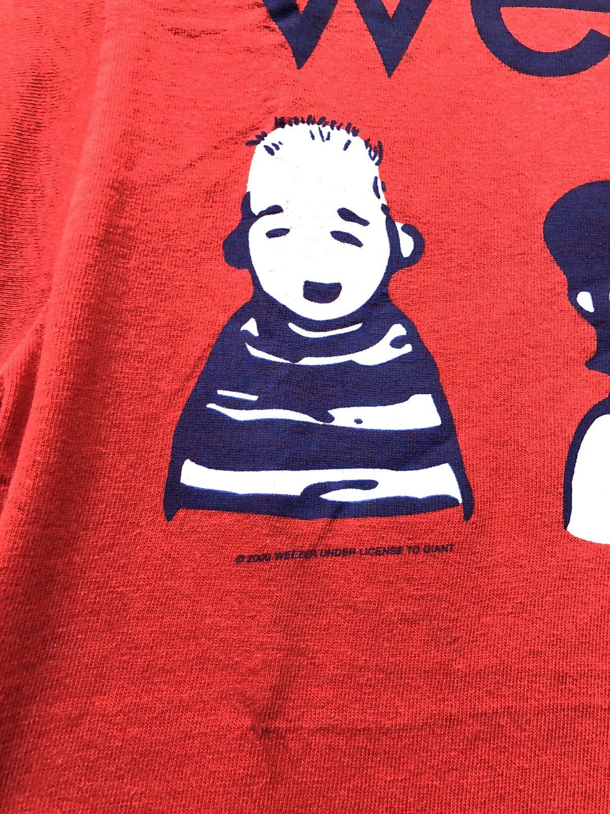 Band Tees × Vintage VTG WEEZER Y2K RARE !! Size US S / EU 44-46 / 1 - 3 Thumbnail