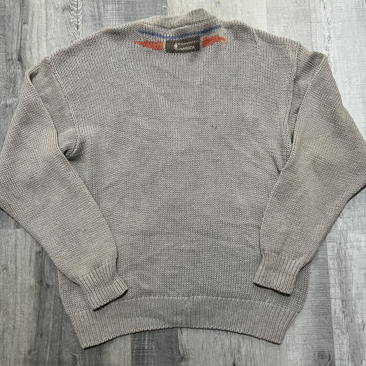 Other ACA Knit Light Grey Cardigan Southwestern Crest Sweater Size US L / EU 52-54 / 3 - 3 Thumbnail