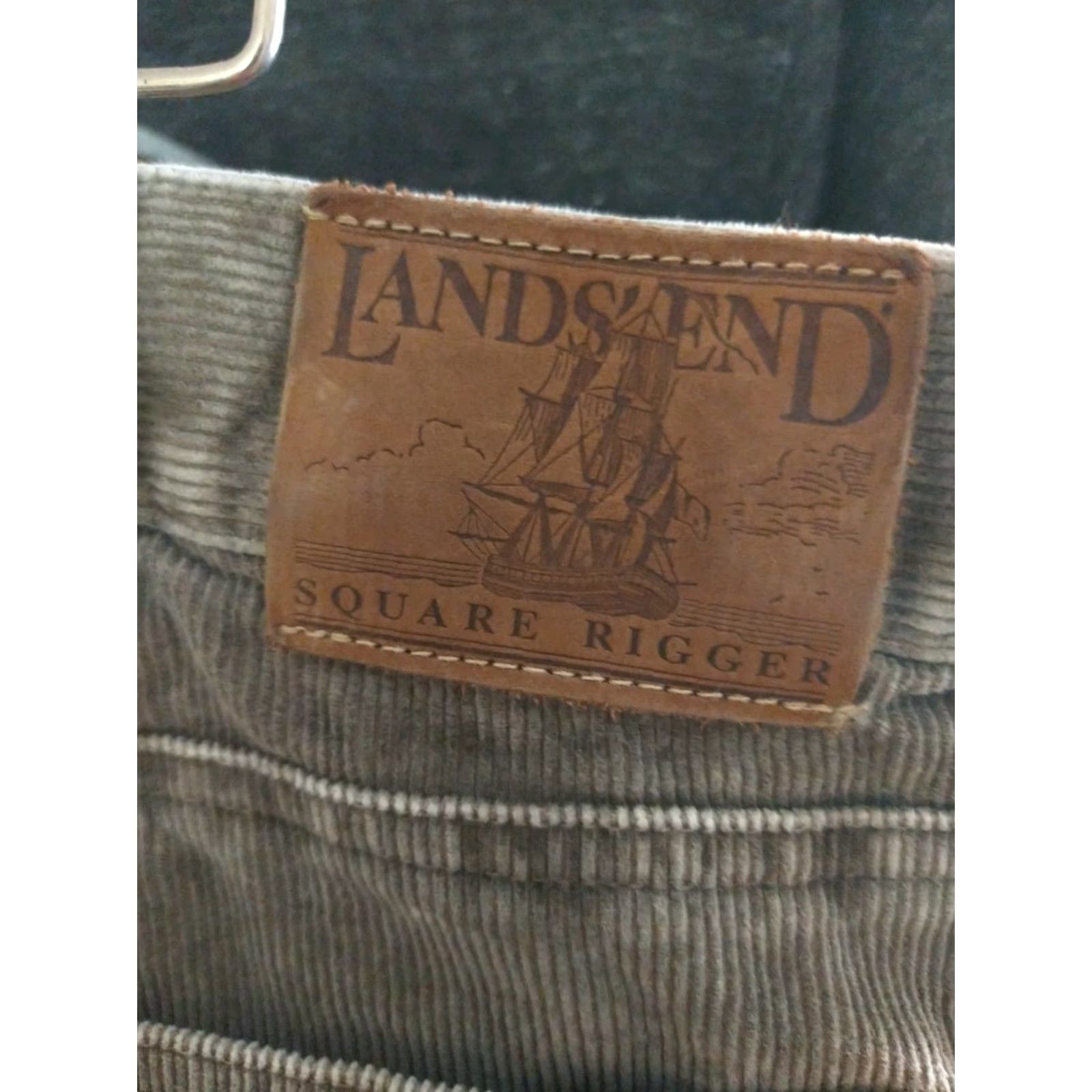 Lands' End VINTAGE Lands End Corduroy Pants Men 38 Regular Brown Inseam 32 Brownish Carpenter Size US 38 / EU 54 - 3 Thumbnail