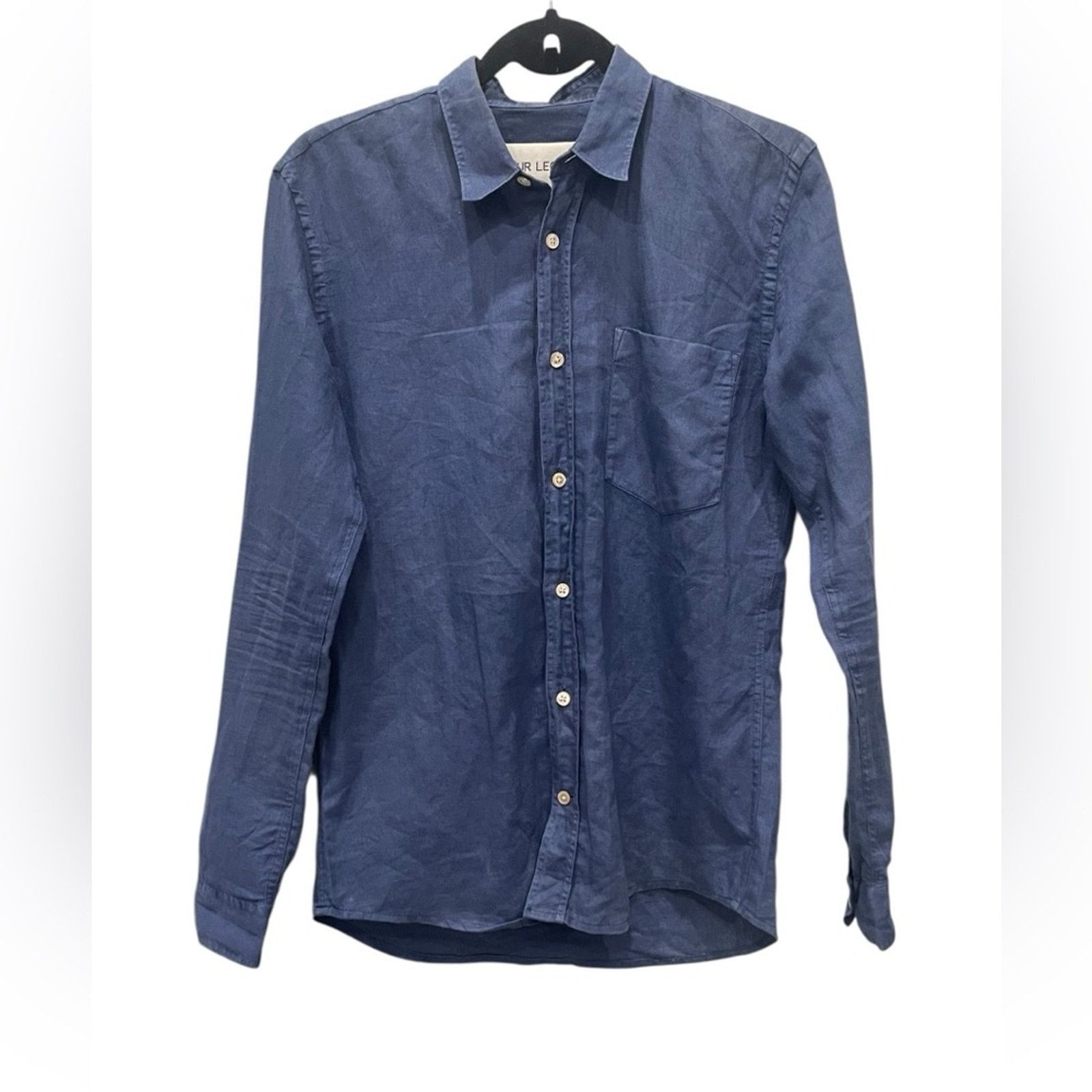 Our Legacy Our Legacy Oxford Shirt Mens Size 46 Blue Cotton Size US M / EU 48-50 / 2 - 1 Thumbnail