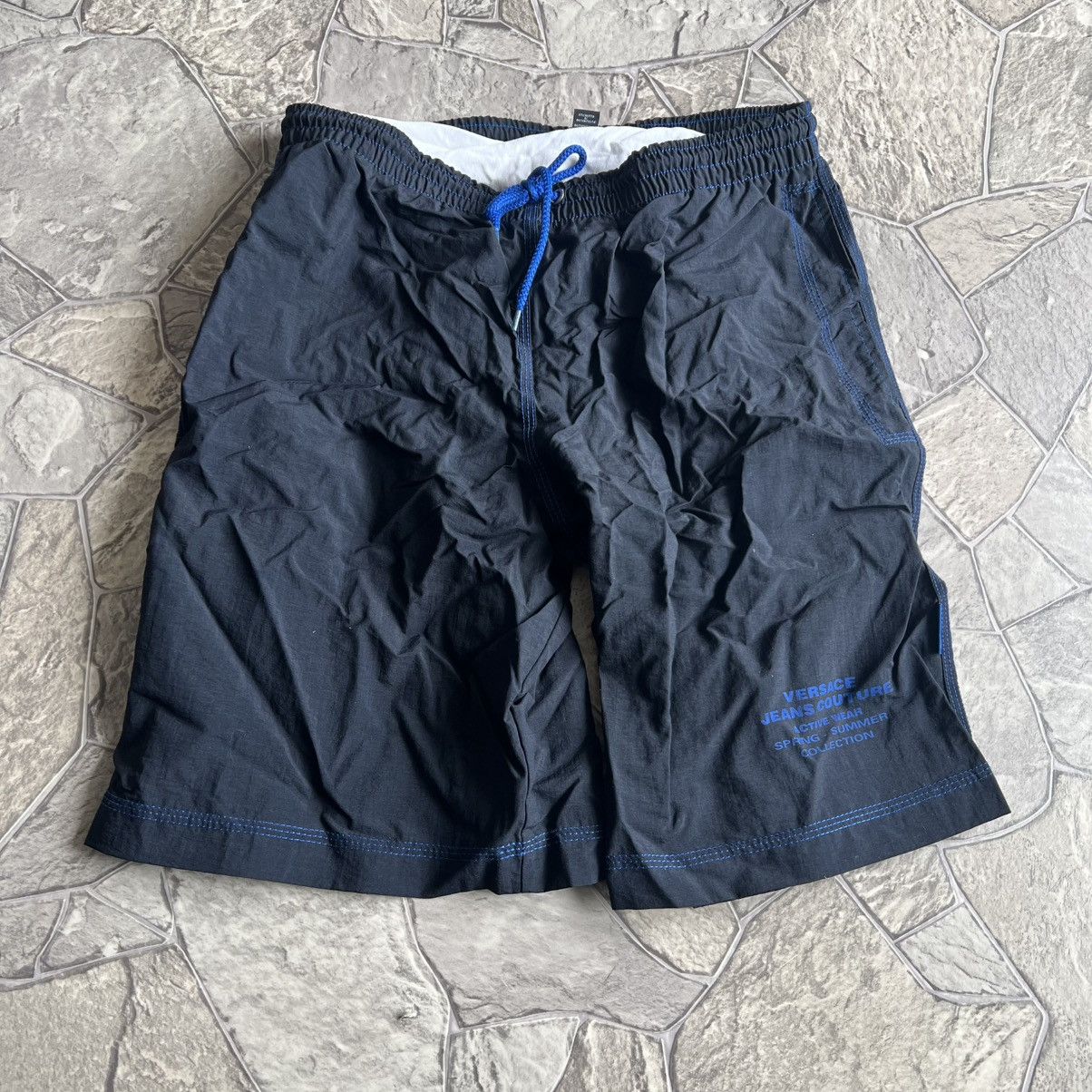 Versace Jeans Couture Vintage Versace Couture Nylon Shorts Size US 32 / EU 48 - 1 Thumbnail