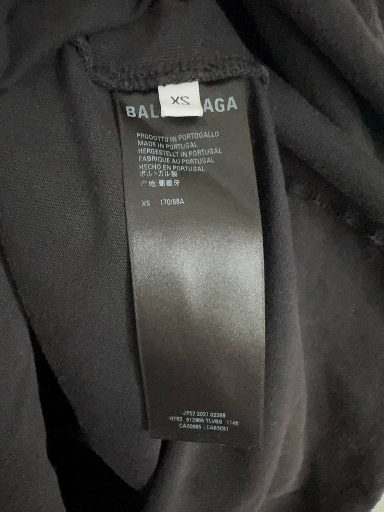 Balenciaga Balenciaga Solid color Logo embroidered round neck loose s Size US XS / EU 42 / 0 - 6 Thumbnail
