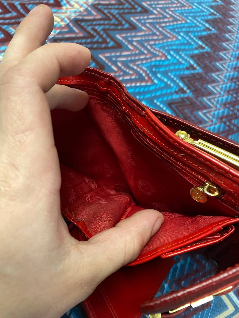 Versace Versace Grained Leather Medusa Wallet Size ONE SIZE - 4 Thumbnail