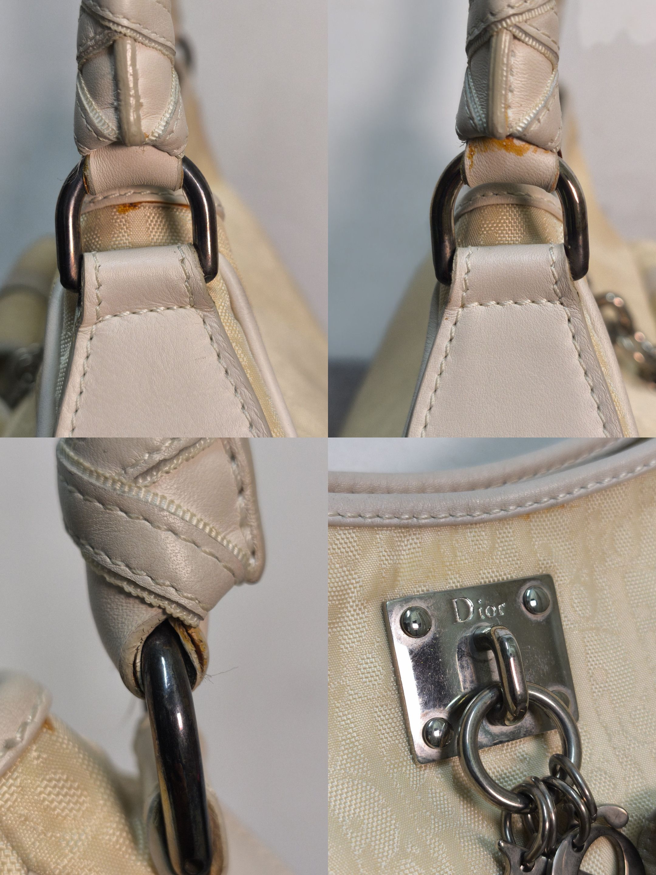 Dior Christian Dior 2007 Shoulder Bag Cream- John Galliano Size ONE SIZE - 16 Thumbnail