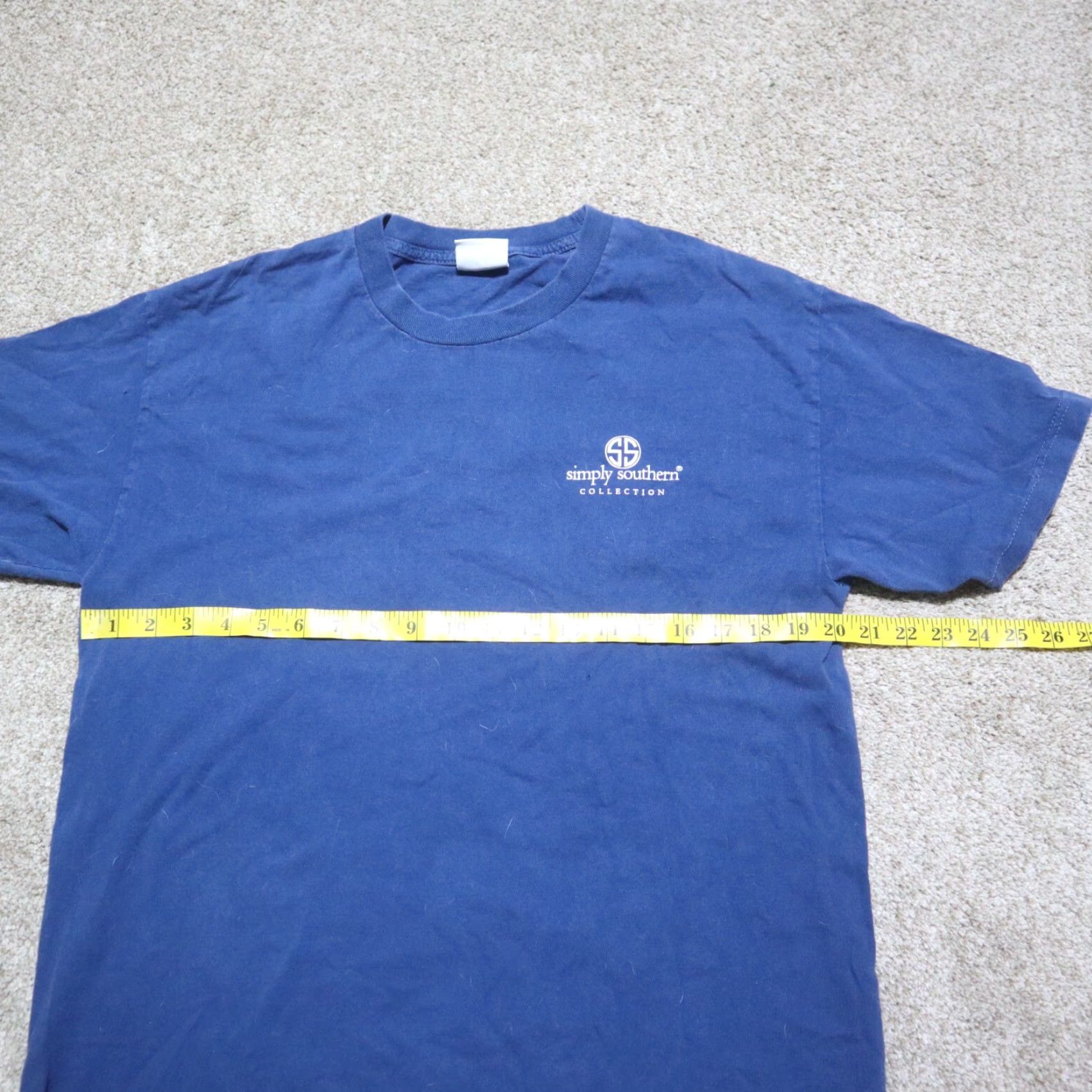 Vintage God Is My Anchor Simply Southern Tee Shirt Adult Women's Size M Medium Blue Graphic Tee Shirt Womens Size M / US 6-8 / IT 42-44 - 5 Thumbnail