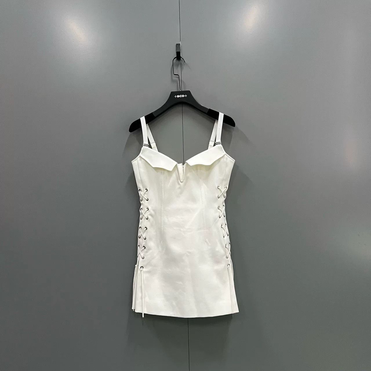 Dion Lee Dion Lee White Mini Sleeveless Dress Size M / US 6-8 / IT 42-44 - 1 Thumbnail