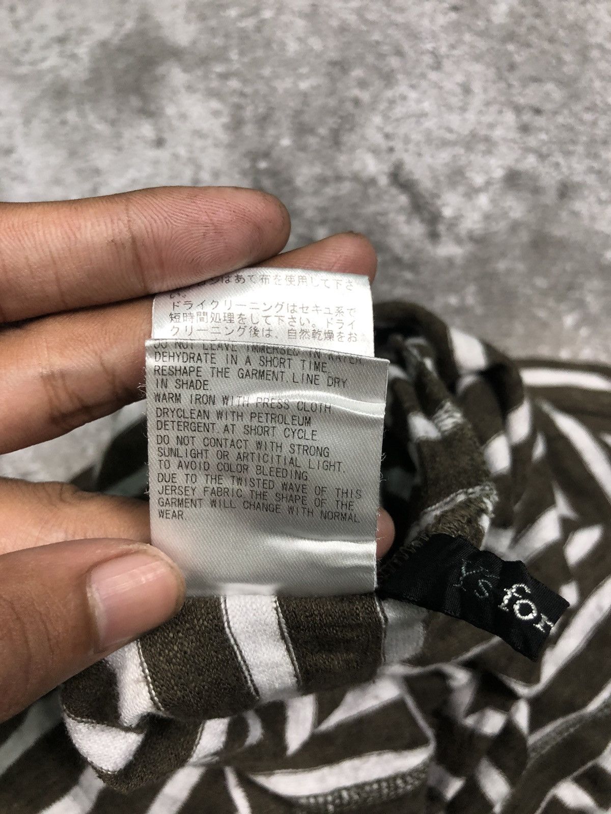 Japanese Brand × Y's × Yohji Yamamoto Y’s For Living Yohji Yamamoto T-Shirt Size US L / EU 52-54 / 3 - 9 Thumbnail