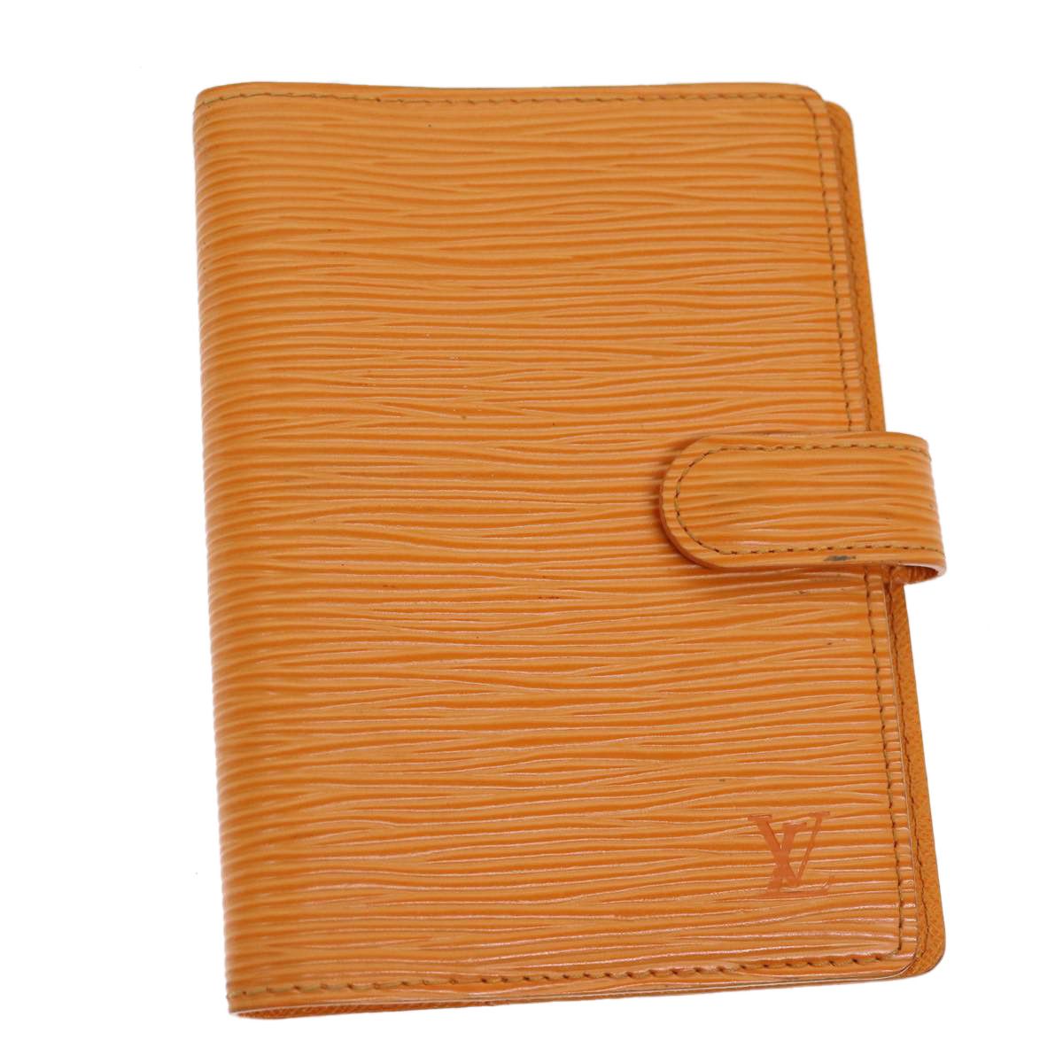 Louis Vuitton Agenda Cover Orange Leather Wallet (Pre-Owned) Size ONE SIZE - 1 Thumbnail