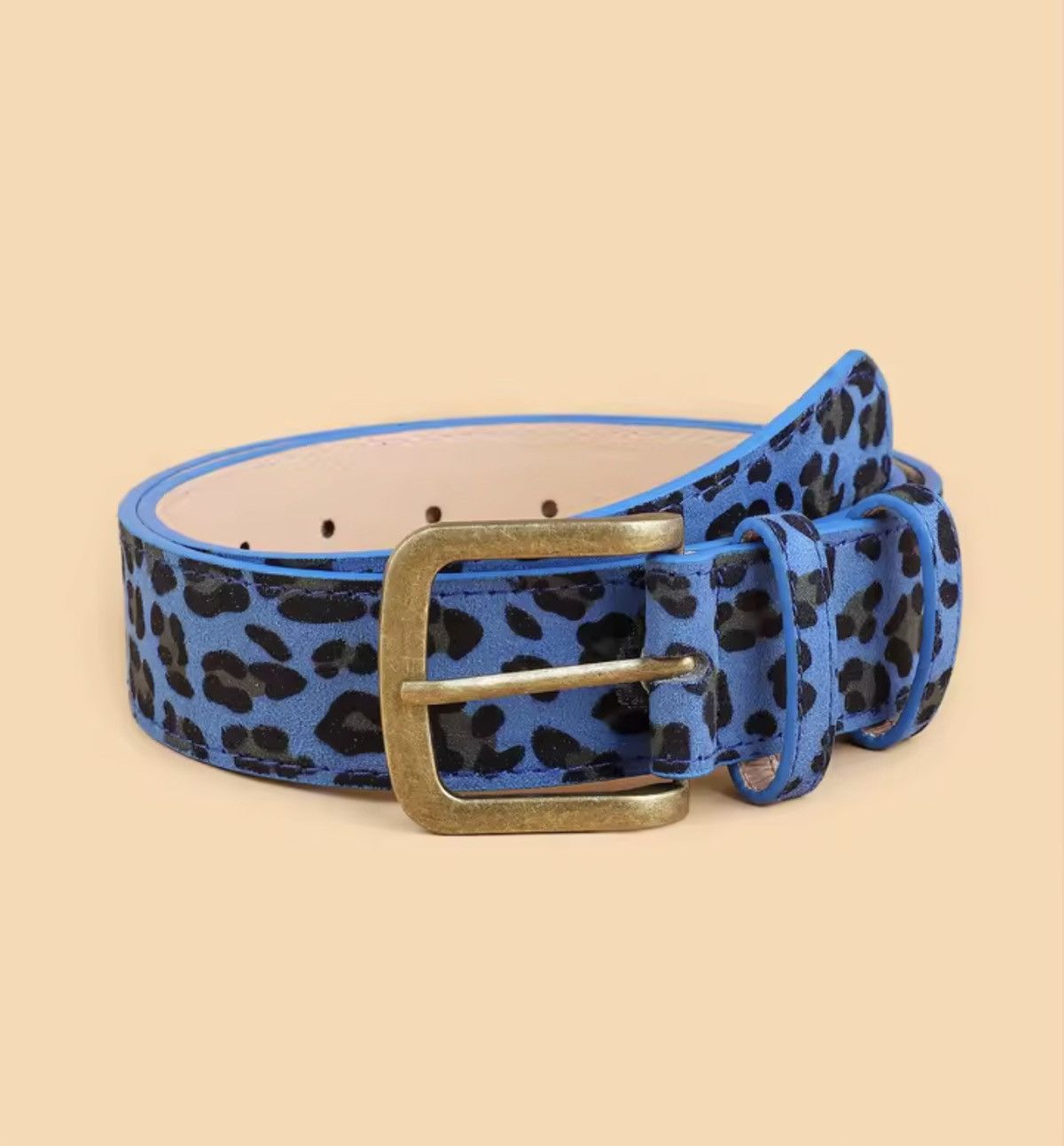 Other 2000s leopard cheetah print belt Size 32 - 3 Thumbnail