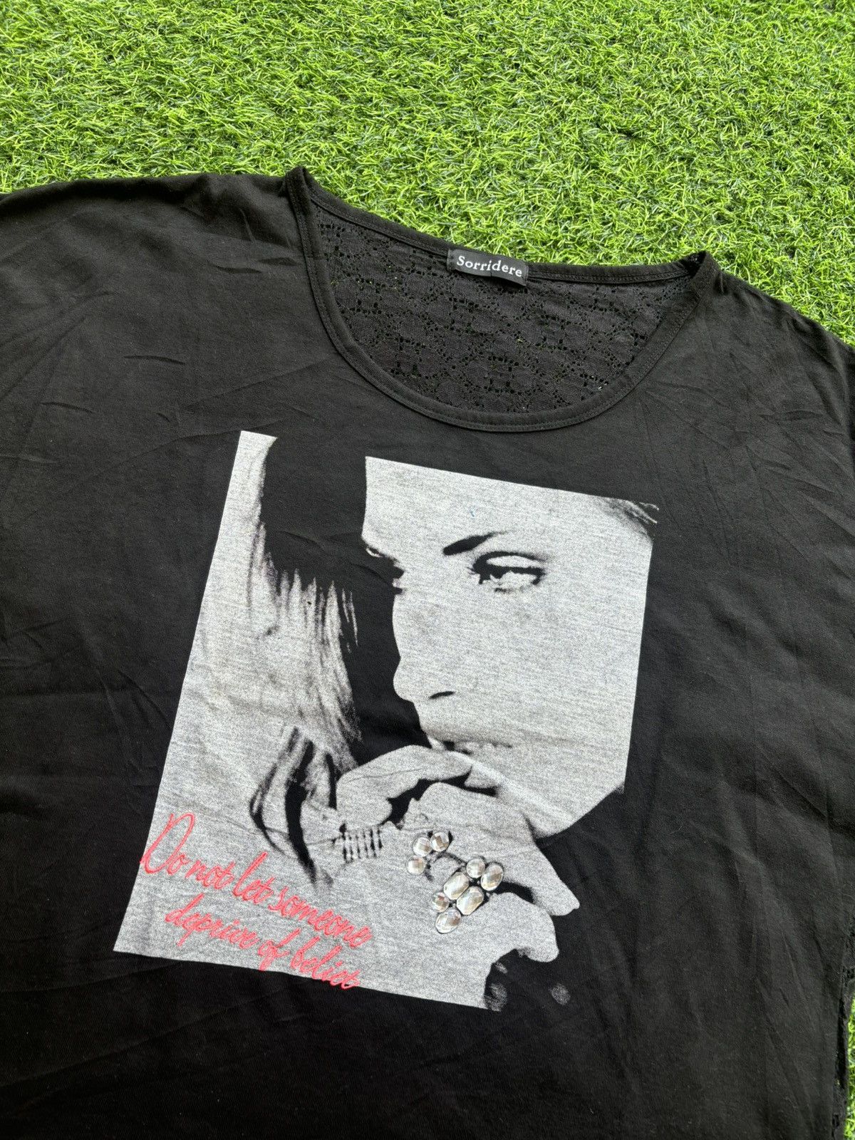 Hysteric Glamour Y2k Sorridere Phototee Hysteric Style Tshirt Size ONE SIZE - 3 Thumbnail