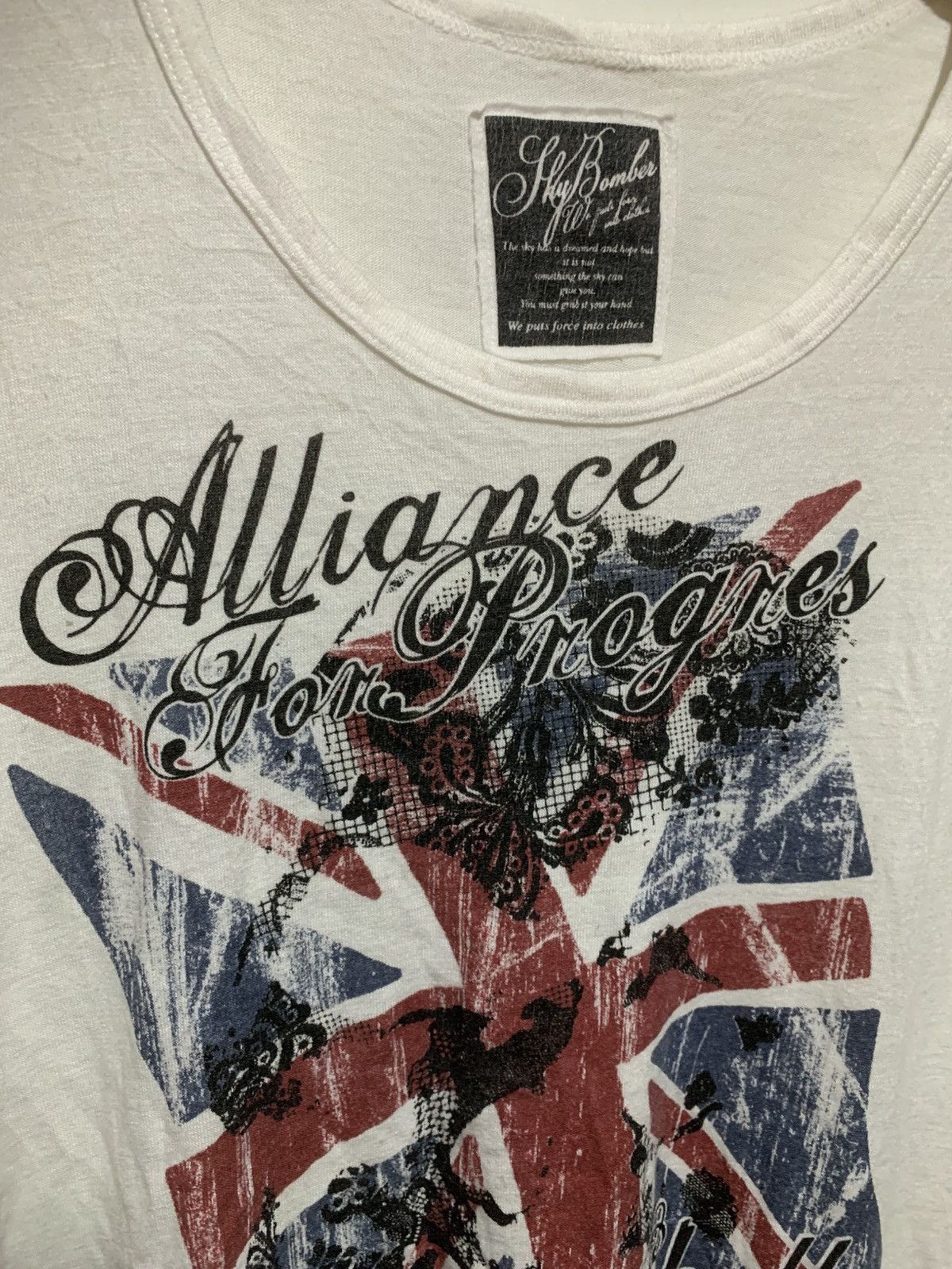 Japanese Brand Japanese Sky Bomber Union Flag Long Sleeve Tee Size M / US 6-8 / IT 42-44 - 8 Thumbnail