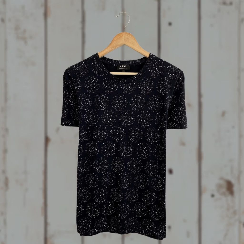A.P.C. VINTAGE A. P. C. T-Shirt M/L Black Men Shirt Mens Size US L / EU 52-54 / 3 - 1 Thumbnail