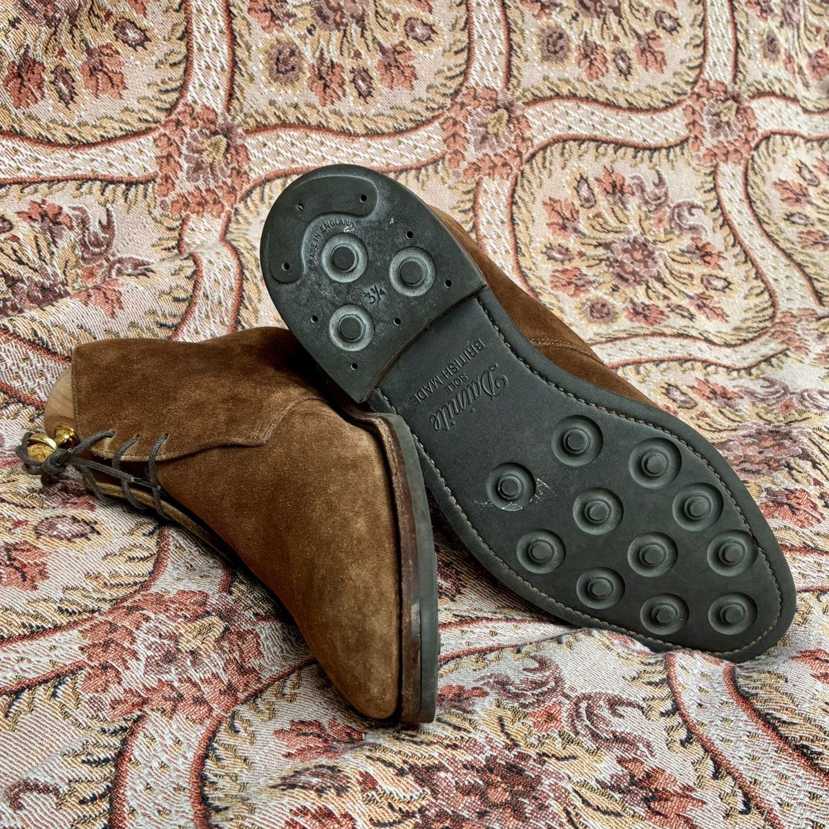 Other LUDWIG GORTZ MADE IN UK TOBBACCO SUEDE CHUKKA DESERT BOOTS Size US 8.5 / EU 41-42 - 9 Thumbnail