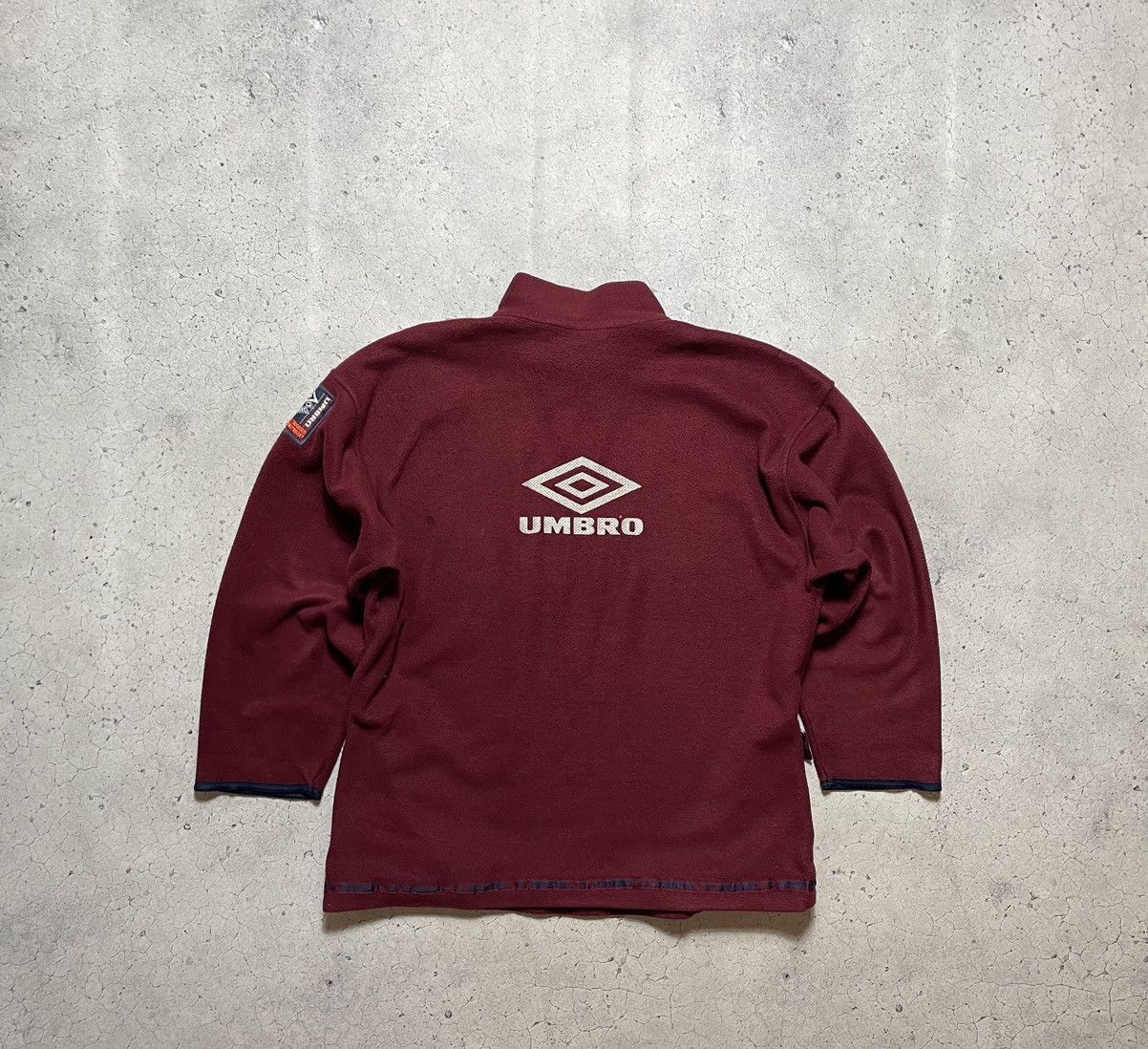 Umbro Vintage 90s Umbro Big Logo Retro Fleece Jacket Y2K Size US XL / EU 56 / 4 - 2 Thumbnail