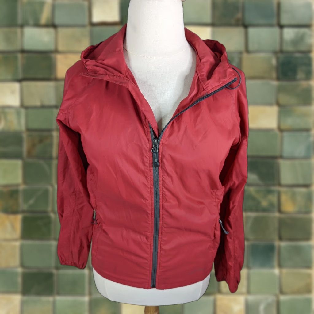 Eddie Bauer Eddie Bauer Rain Jacket Hooded Lightweight Pink Women L (Bust 44, Waist 40) Size L / US 10 / IT 46 - 1 Thumbnail
