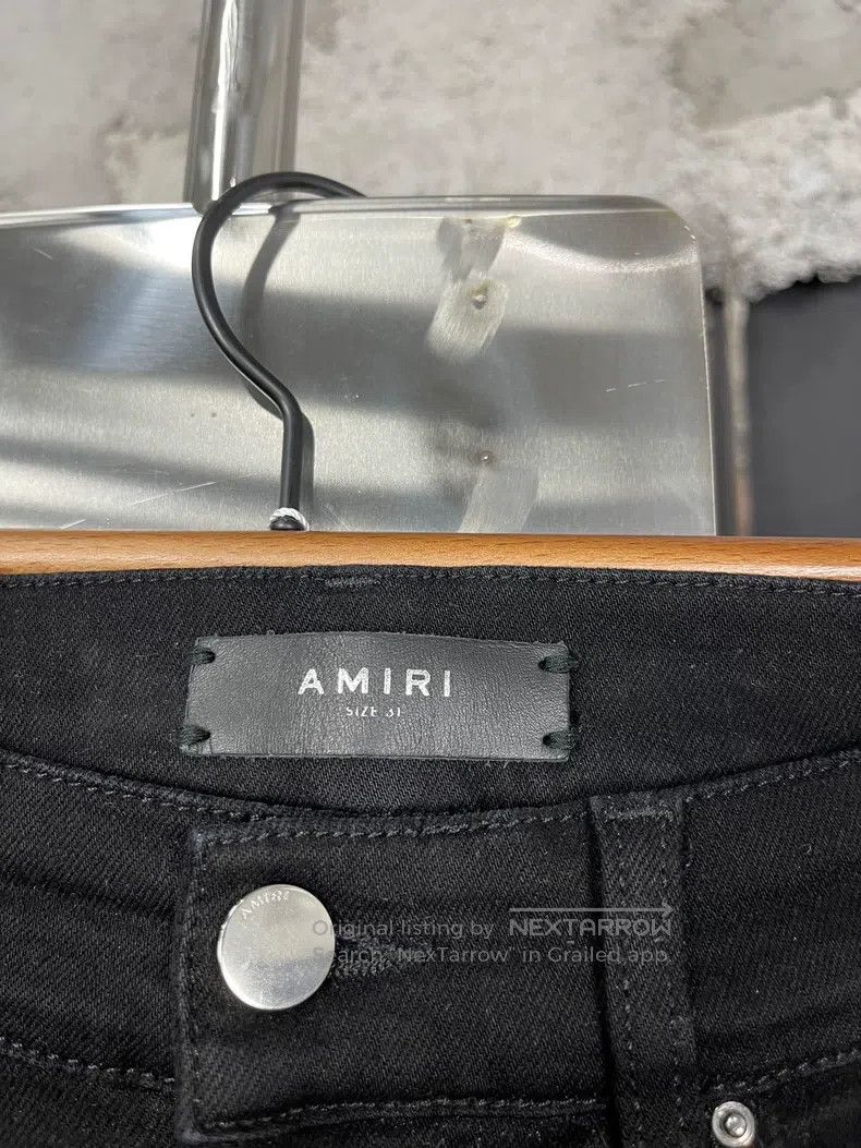 Amiri Amiri Black denim jeans Size US 31 - 6 Thumbnail