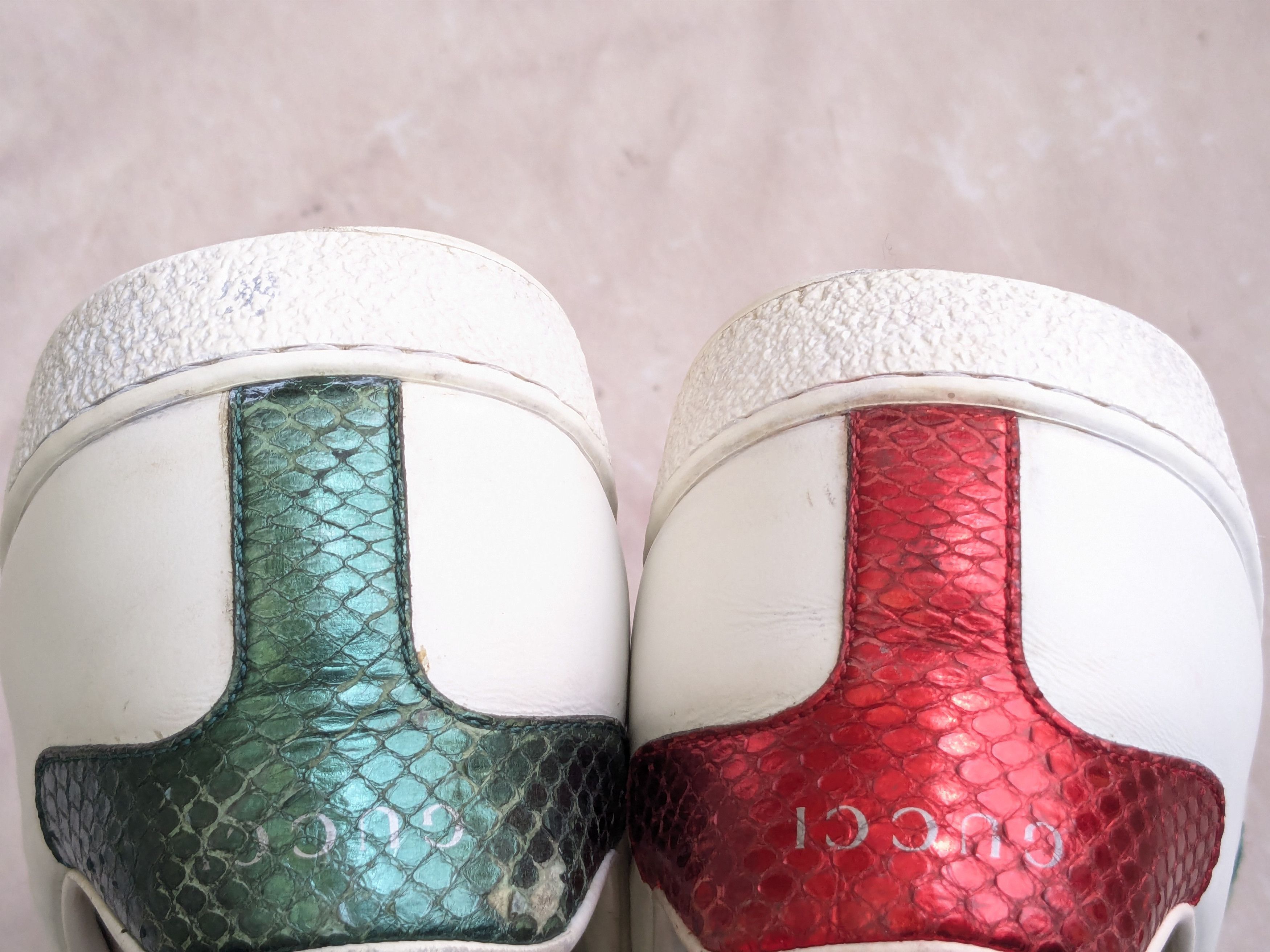 Gucci Gucci Ace Sneakers Bee White 10.5 Low Tops Size US 10.5 / EU 43-44 - 12 Thumbnail
