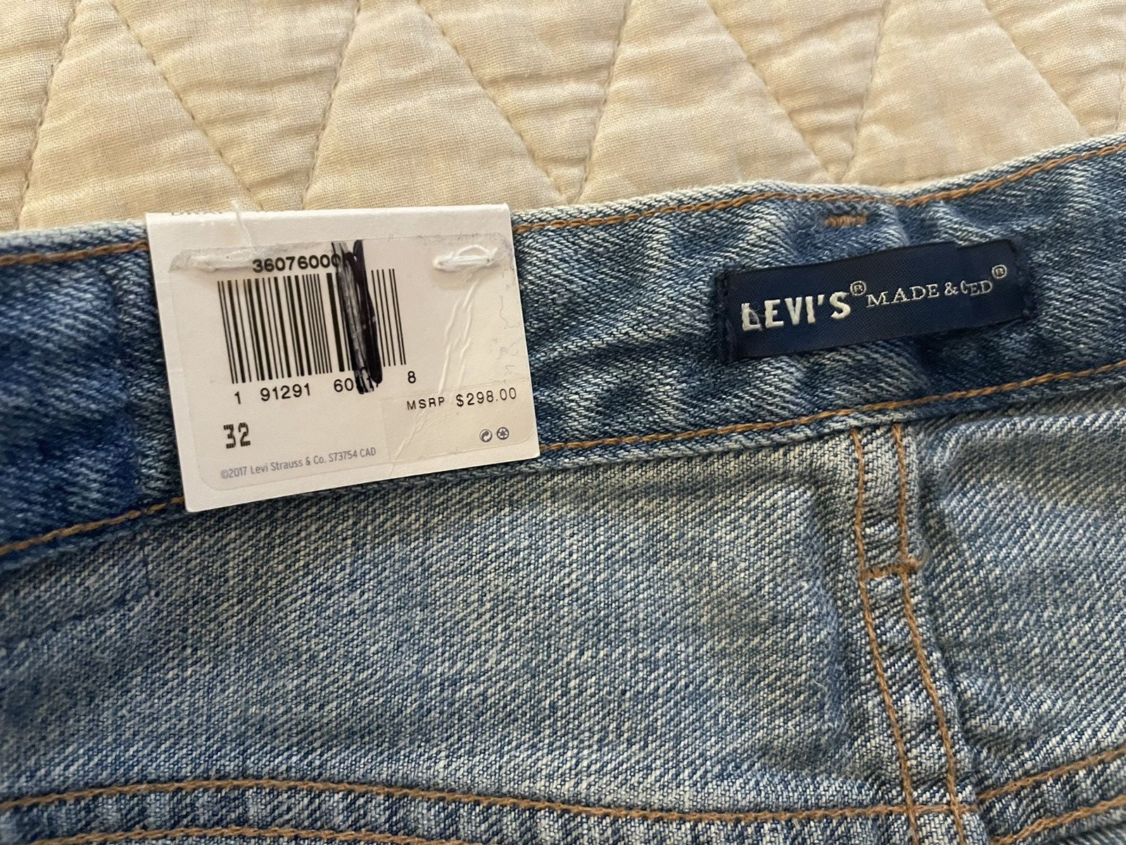 Levi's Made & Crafted DRAFT TAPER SELVEDGE JEAN Size US 32 / EU 48 - 9 Thumbnail
