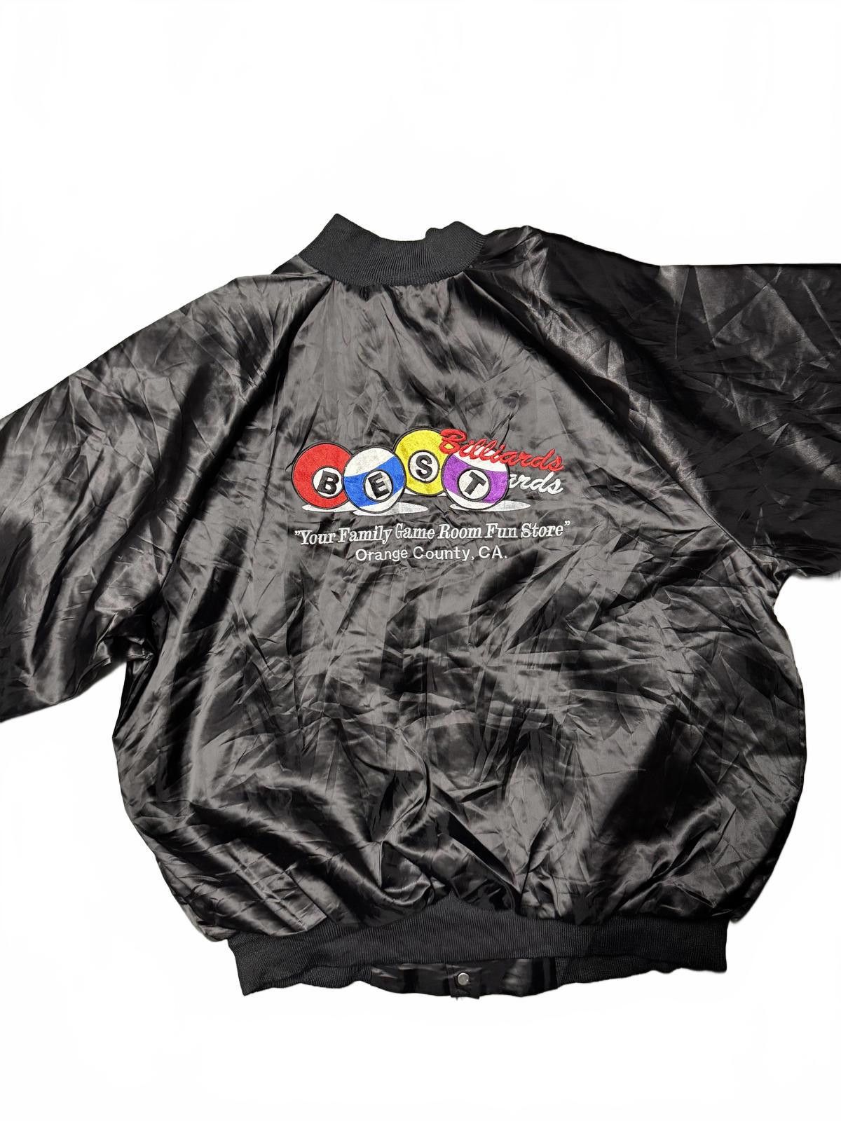 Unknown London Vintage Satin Bomber Jacket - XL, Black Size US XL / EU 56 / 4 - 5 Thumbnail