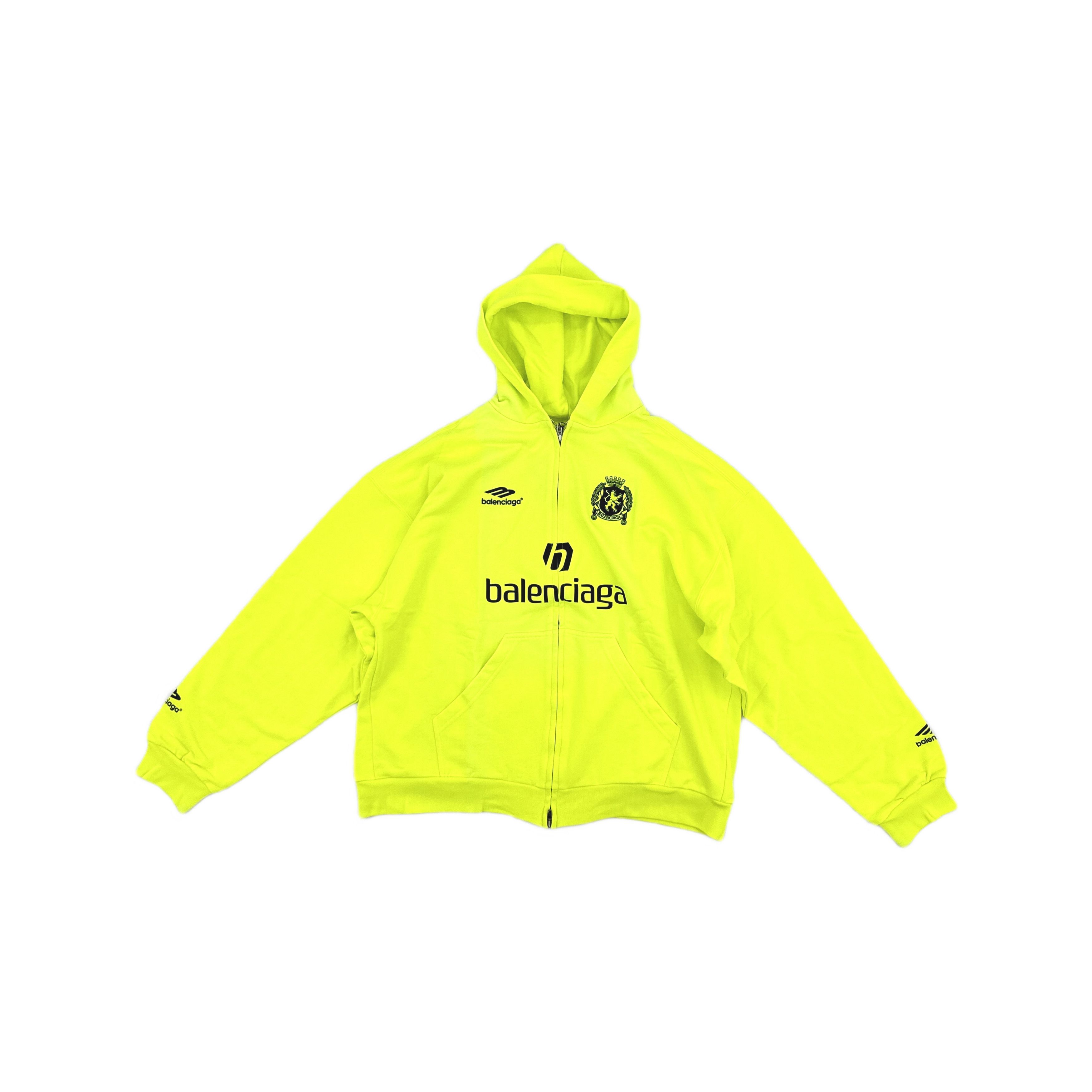 Balenciaga Balenciaga Soccer Zip Up Hoodie | Grailed