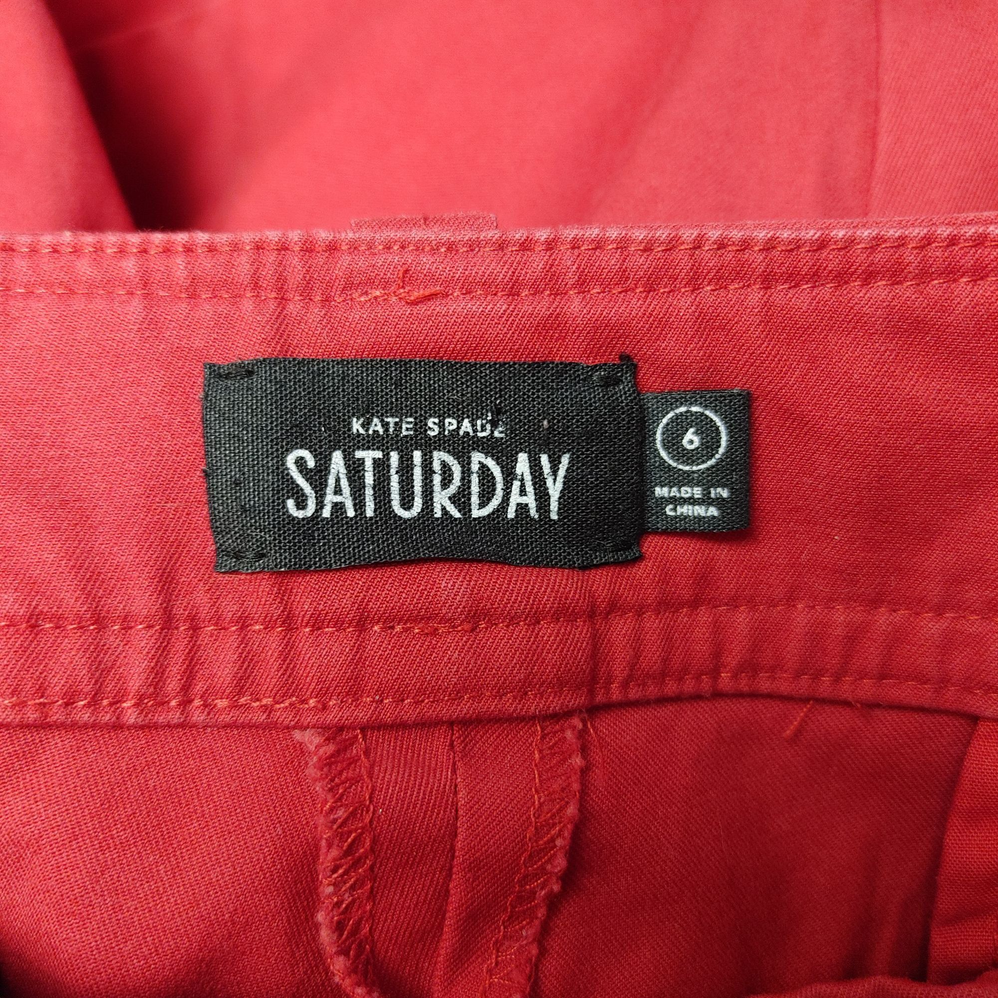 Kate Spade Kate Spade Saturday Women's Red Let Loose! Capri Jeans 6 Size 28" / US 6 / IT 42 - 3 Thumbnail