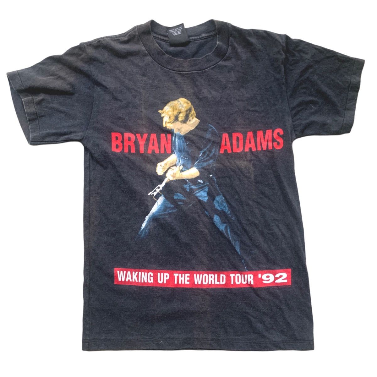 Band Tees × Vintage VTG 90s 1992 BRYAN ADAMS WAKING UP THE WORLD TOUR Size US S / EU 44-46 / 1 - 1 Thumbnail