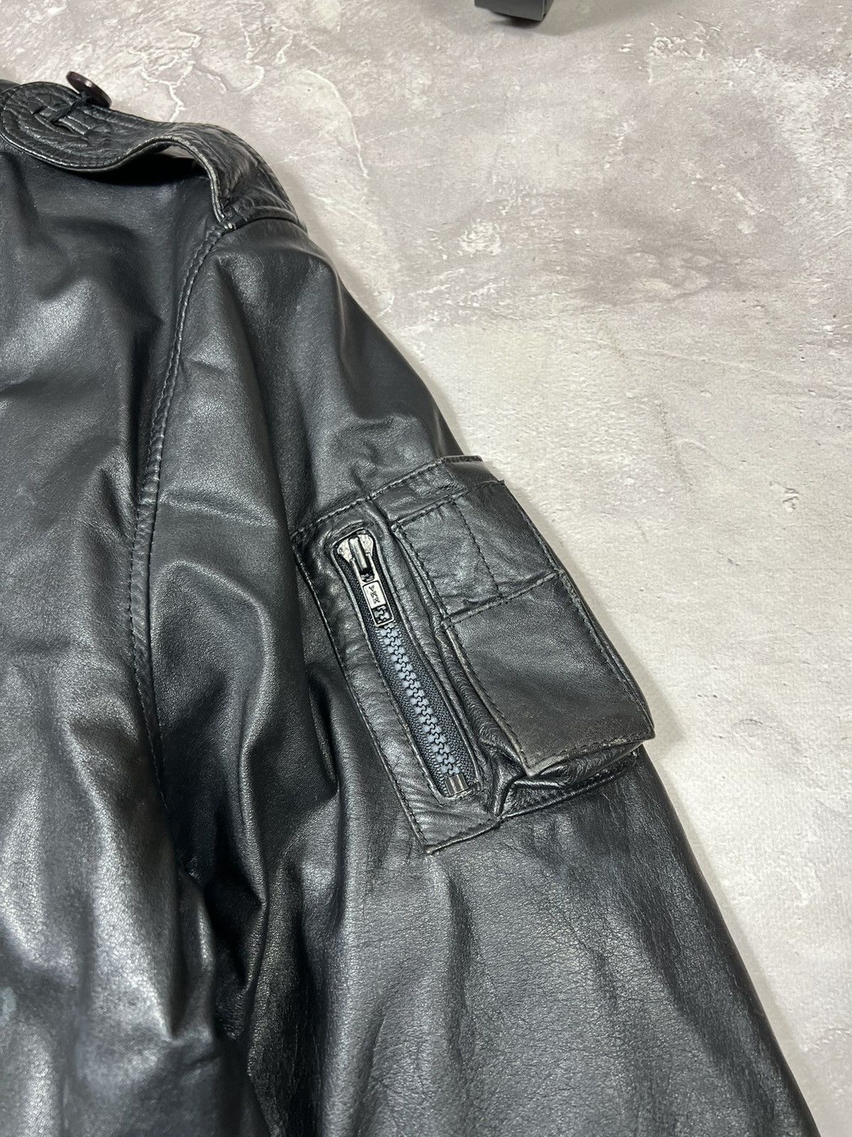 Other Vintage Avirex Style Leather Bomber Jacket Size US XL / EU 56 / 4 - 7 Thumbnail