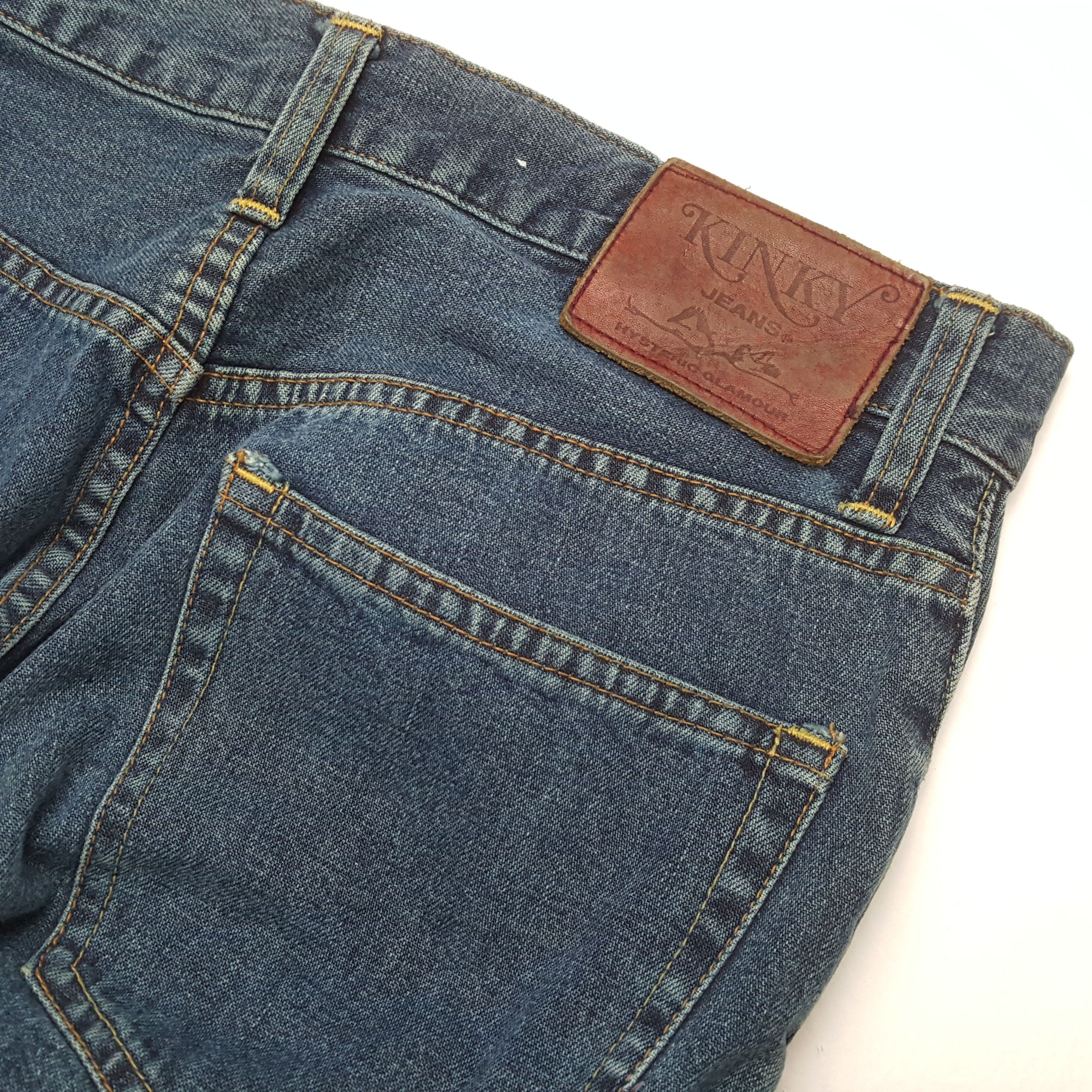Hysteric Glamour × Japanese Brand × Vintage HYSTERIC GLAMOUR Rare Design Fashion Style Jeans Size US 27 - 14 Thumbnail