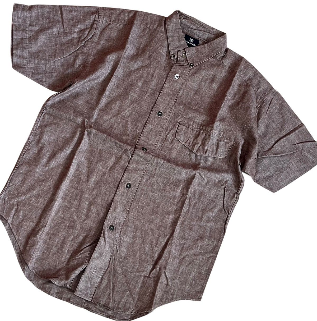 Issey Miyake Vintage issey miyake linen blend button down shirt Size US S / EU 44-46 / 1 - 2 Thumbnail