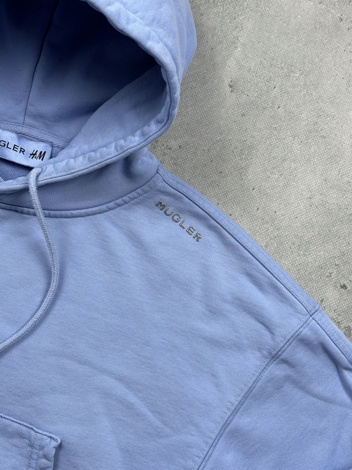 H&M × Mugler Mugler H&M Cropped Hoodie Designer Capsule Streetwear Y2K Size S / US 4 / IT 40 - 5 Thumbnail