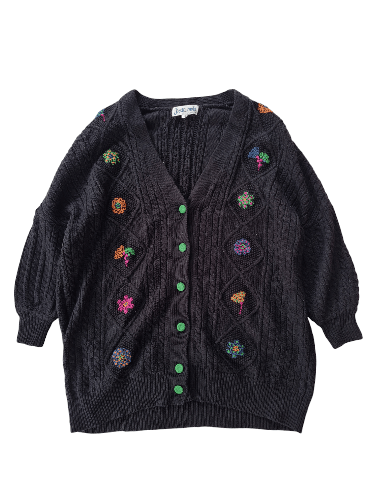 Japanese Brand × Vintage JOCOMOMOLA Vtg Cardigan Knit Size US M / EU 48-50 / 2 - 1 Thumbnail