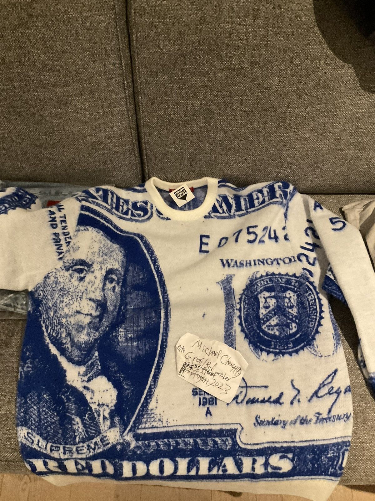 Supreme Supreme Money Sweater White SS25 | Grailed Supreme Supreme Money Sweater White SS25 | Grailed