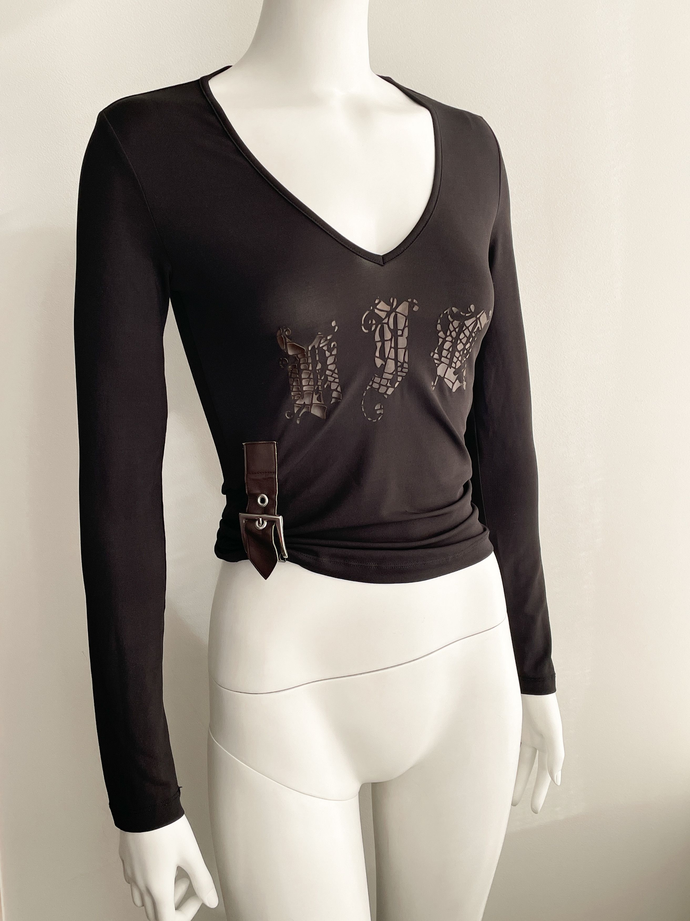 Versace Jeans Couture belted top Size XS / US 0-2 / IT 36-38 - 3 Thumbnail