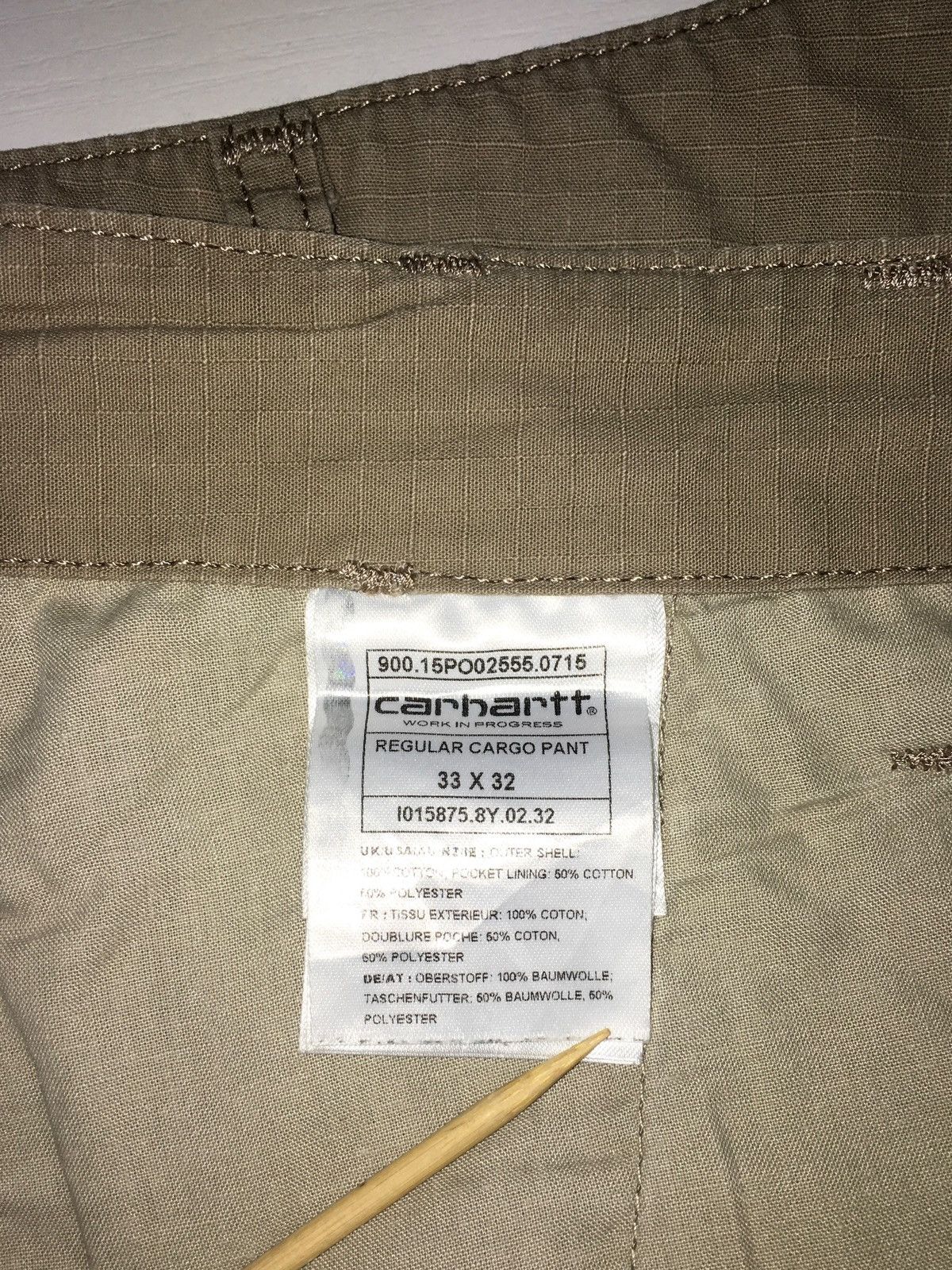 Carhartt × Carhartt Wip × Vintage trousers CARHARTT WIP Regular Cargo Pants y2k vintage skate Size US 32 / EU 48 - 8 Thumbnail
