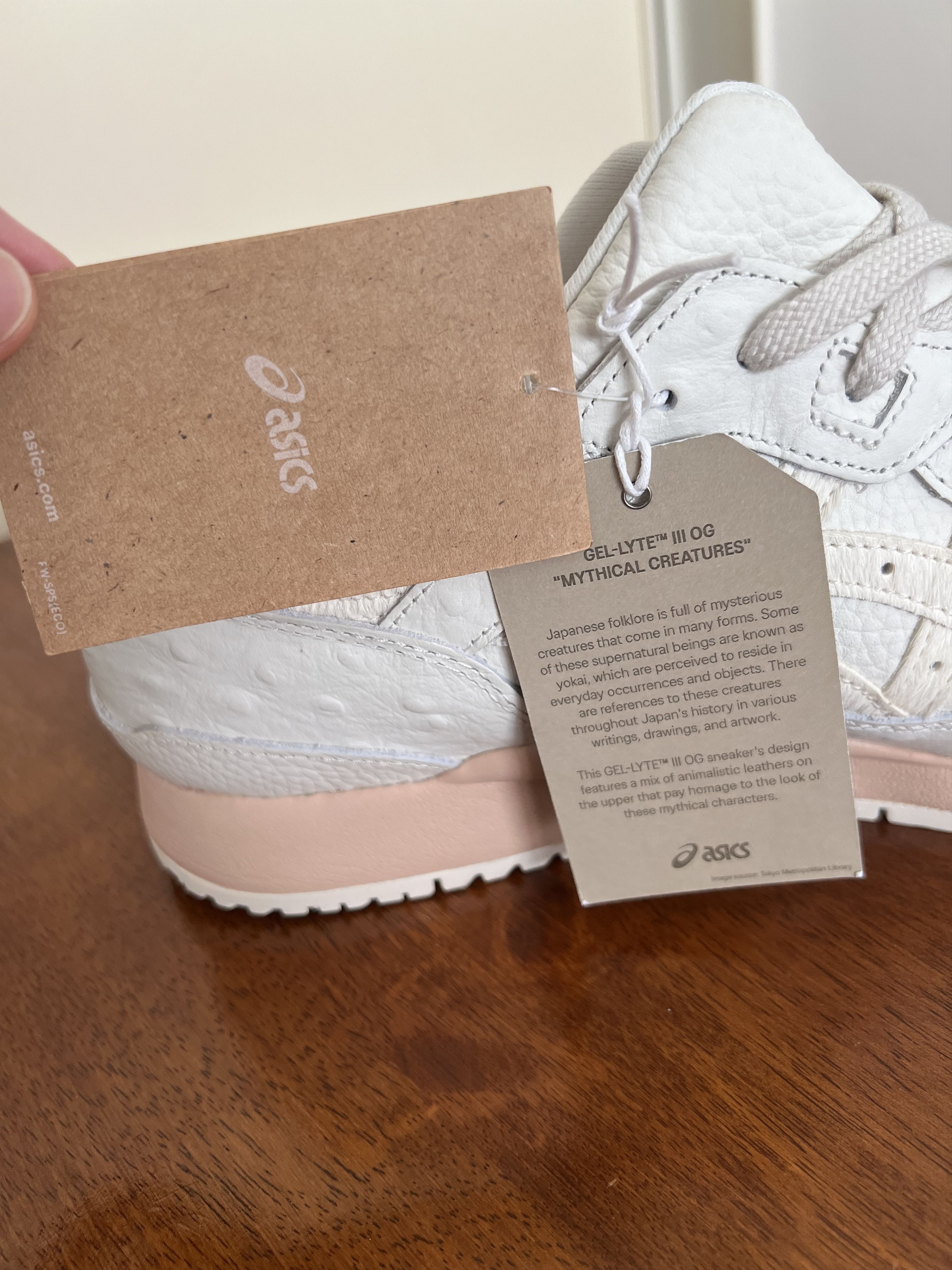 Asics 💚 Asics Gel-Lyte III OG Mythical Creatures Cream/Bisque NEW Size US 12 / EU 45 - 14 Thumbnail