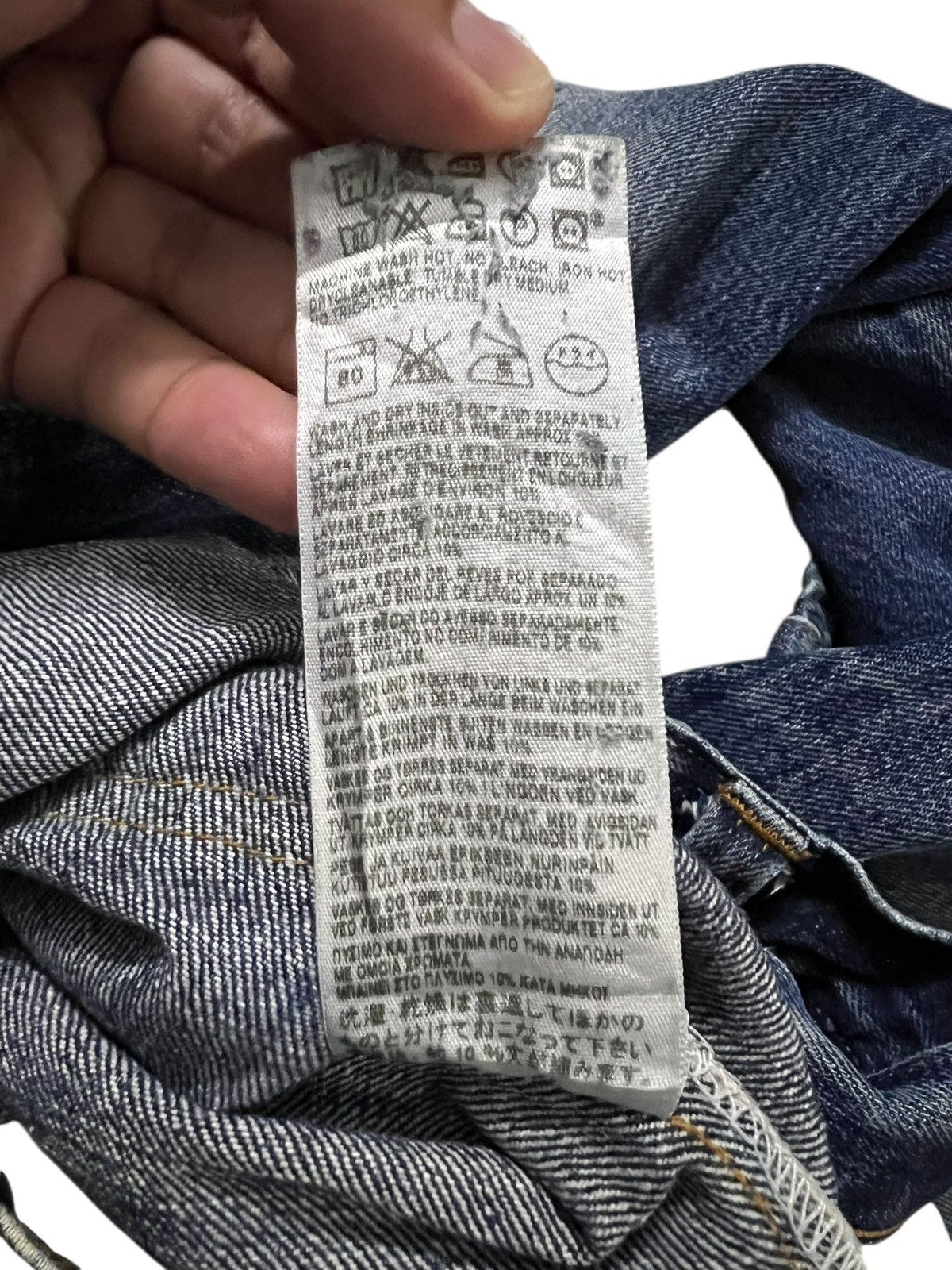 Levi's Vintage Levi’s 501xx Big E Lvc 1950 Usa Distressed Jean Size US 31 - 25 Thumbnail