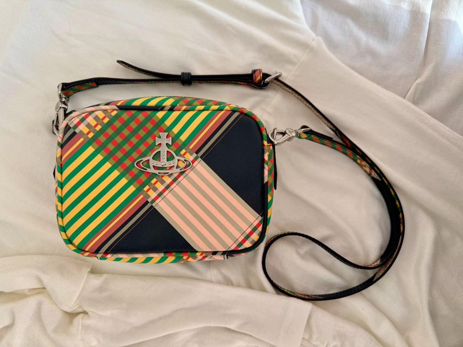 Vivienne Westwood Vivienne Westwood Women's Plaid Crossbody Bag Size ONE SIZE - 1 Thumbnail