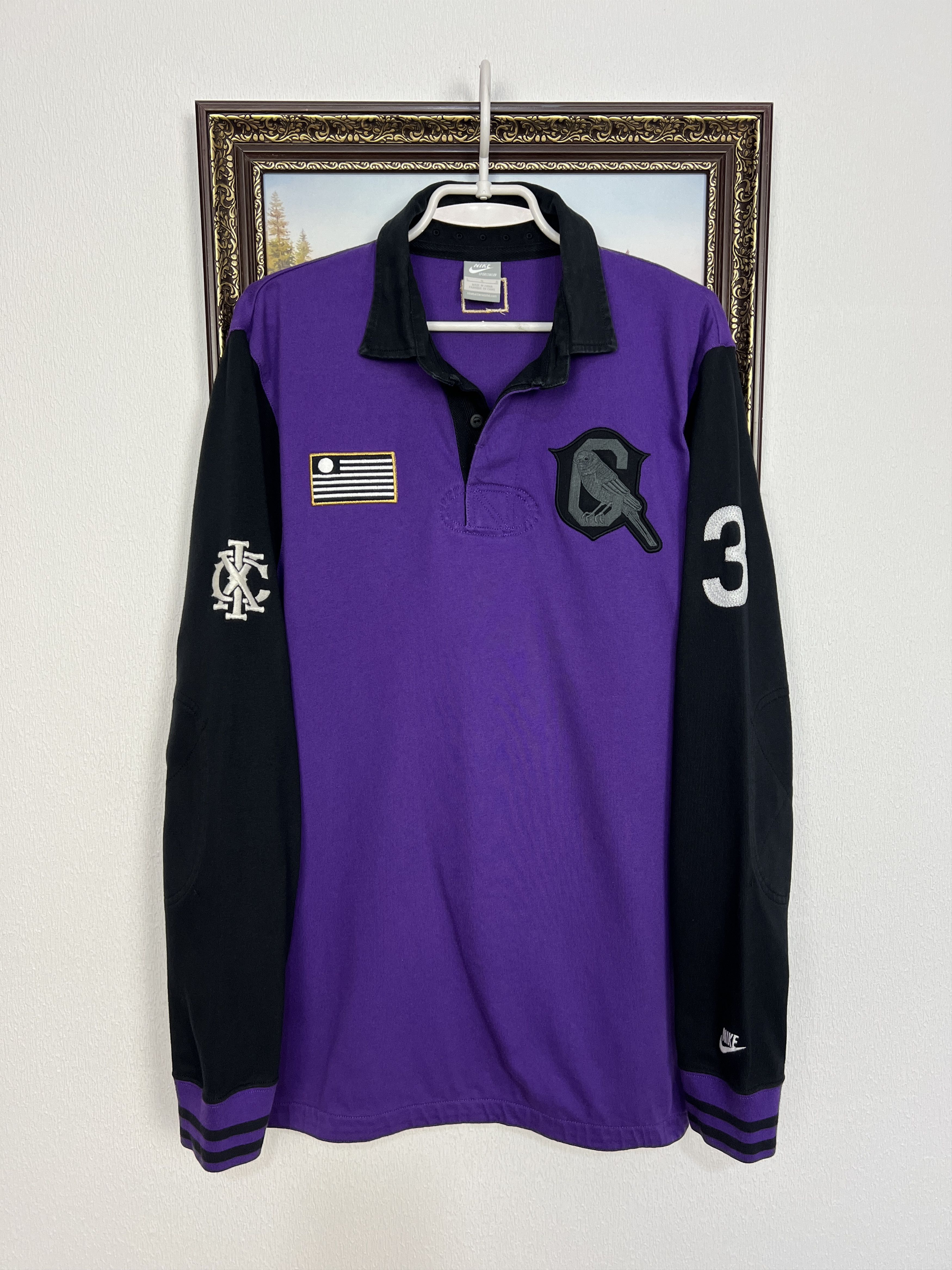 Nike Canarinho Corinthians Bando De Loucos Rugby Jersey Shirt Size US L / EU 52-54 / 3 - 1 Thumbnail