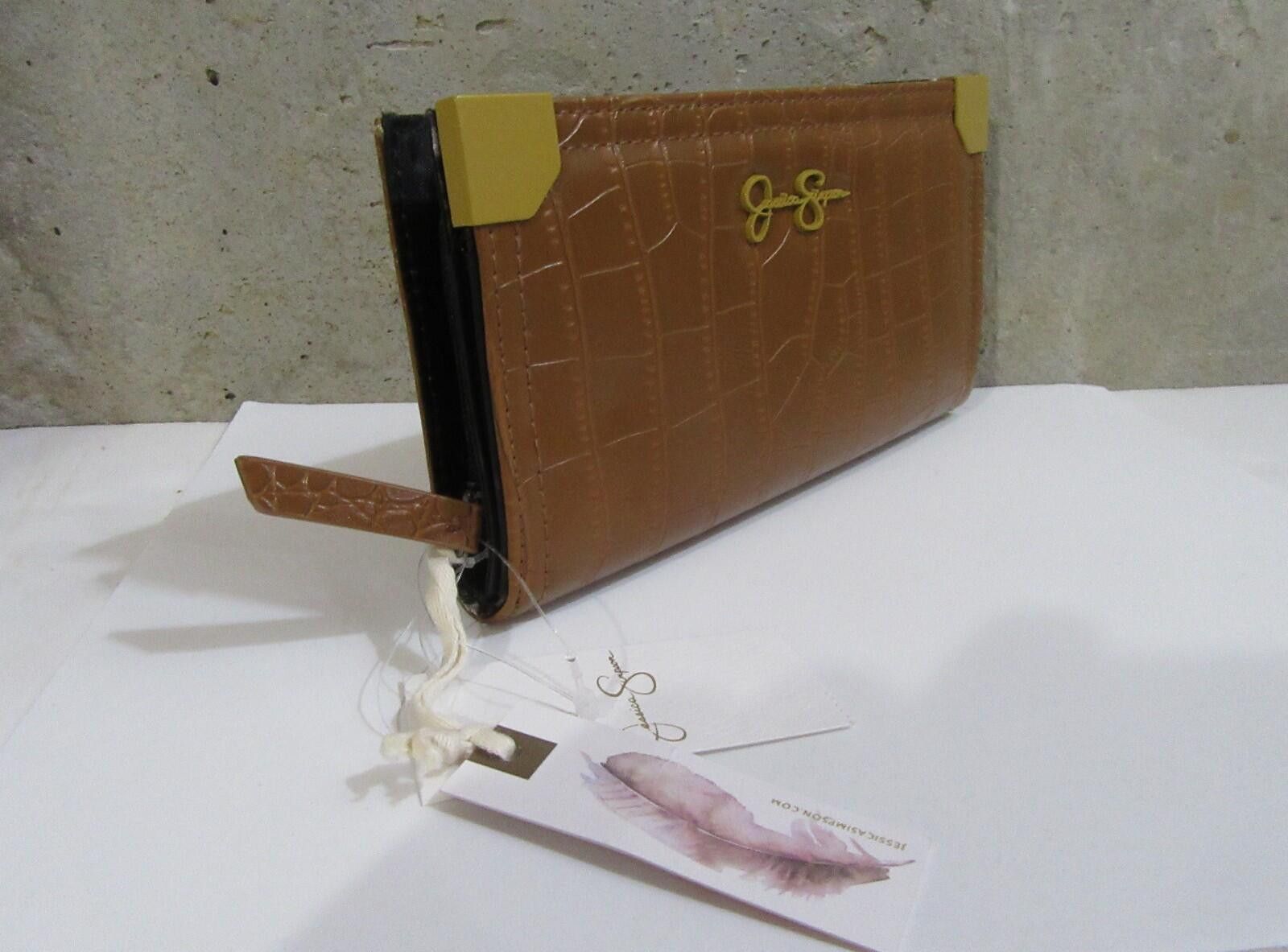 Other Jessica Simpson Frankie Wallet Cognac Croco Size ONE SIZE - 4 Thumbnail