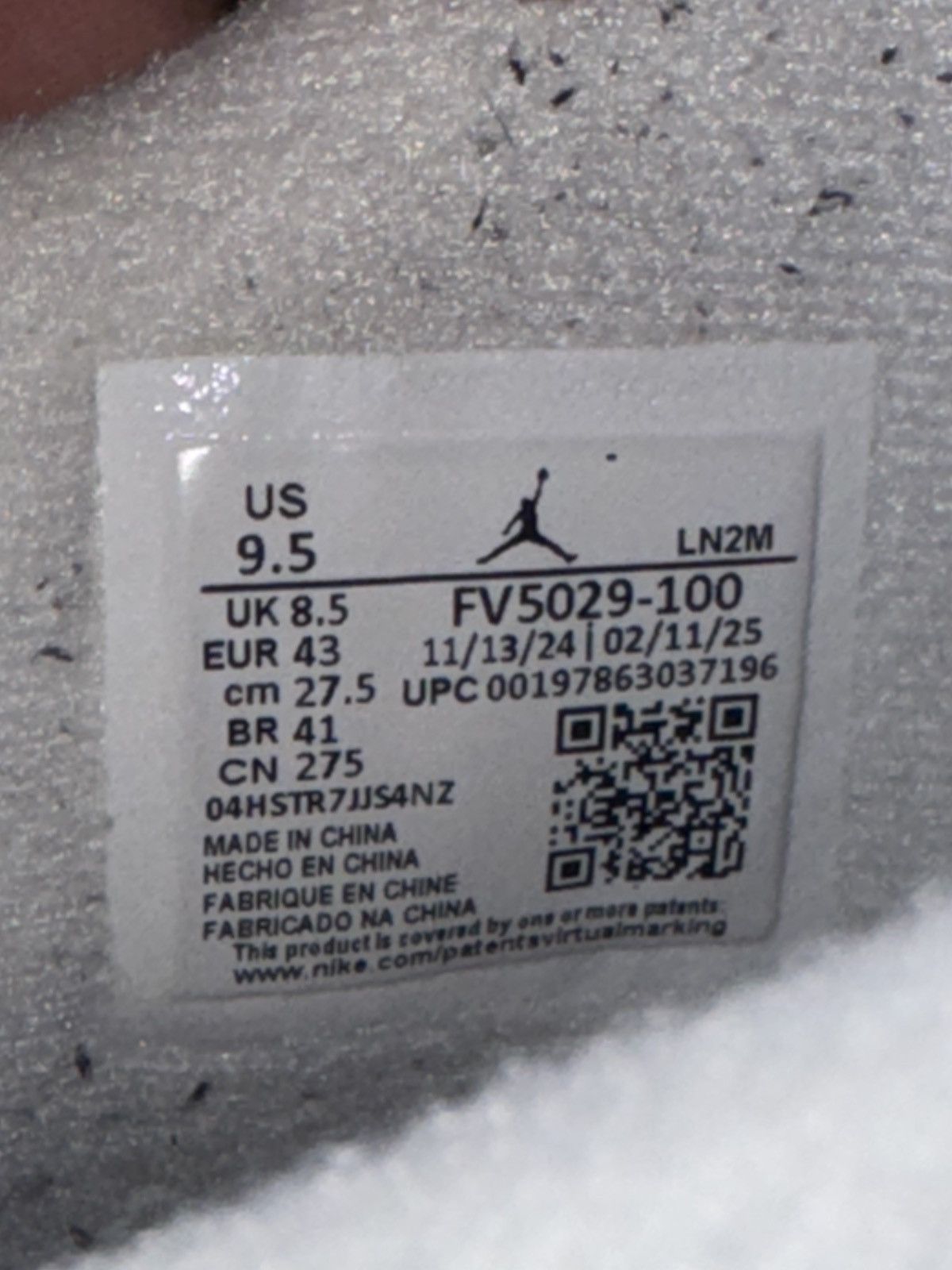 Nike Jordan 4 white cement (2025) Size US 9.5 / EU 42-43 - 9 Thumbnail