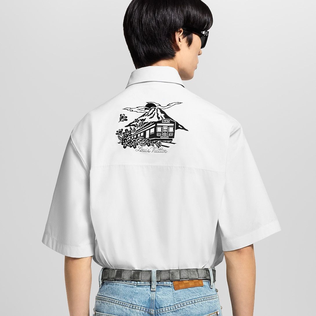 Embellished Short-Sleeved Shirt
